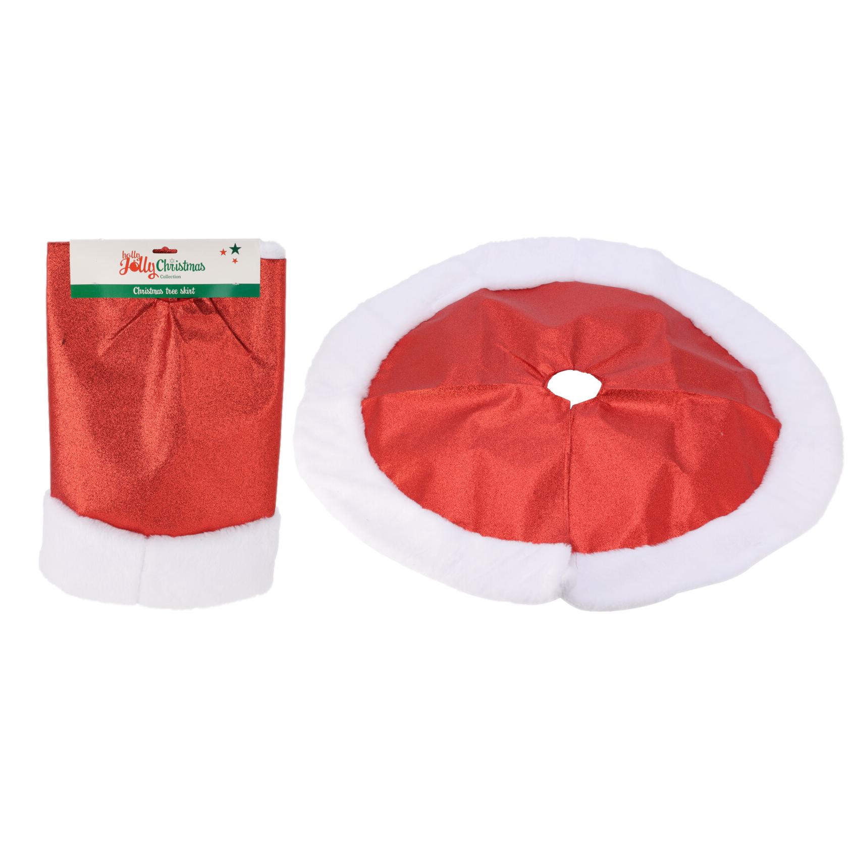 COBRE PÉ ÁRVORE DE NATAL VERMELHO 88Cm