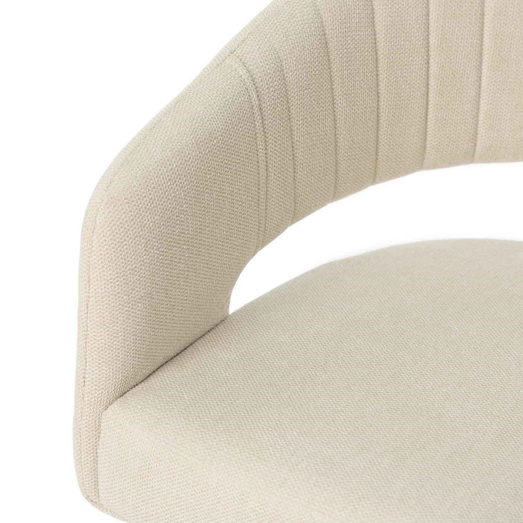 CADEIRA BEGE 55,5X56X82,5CM