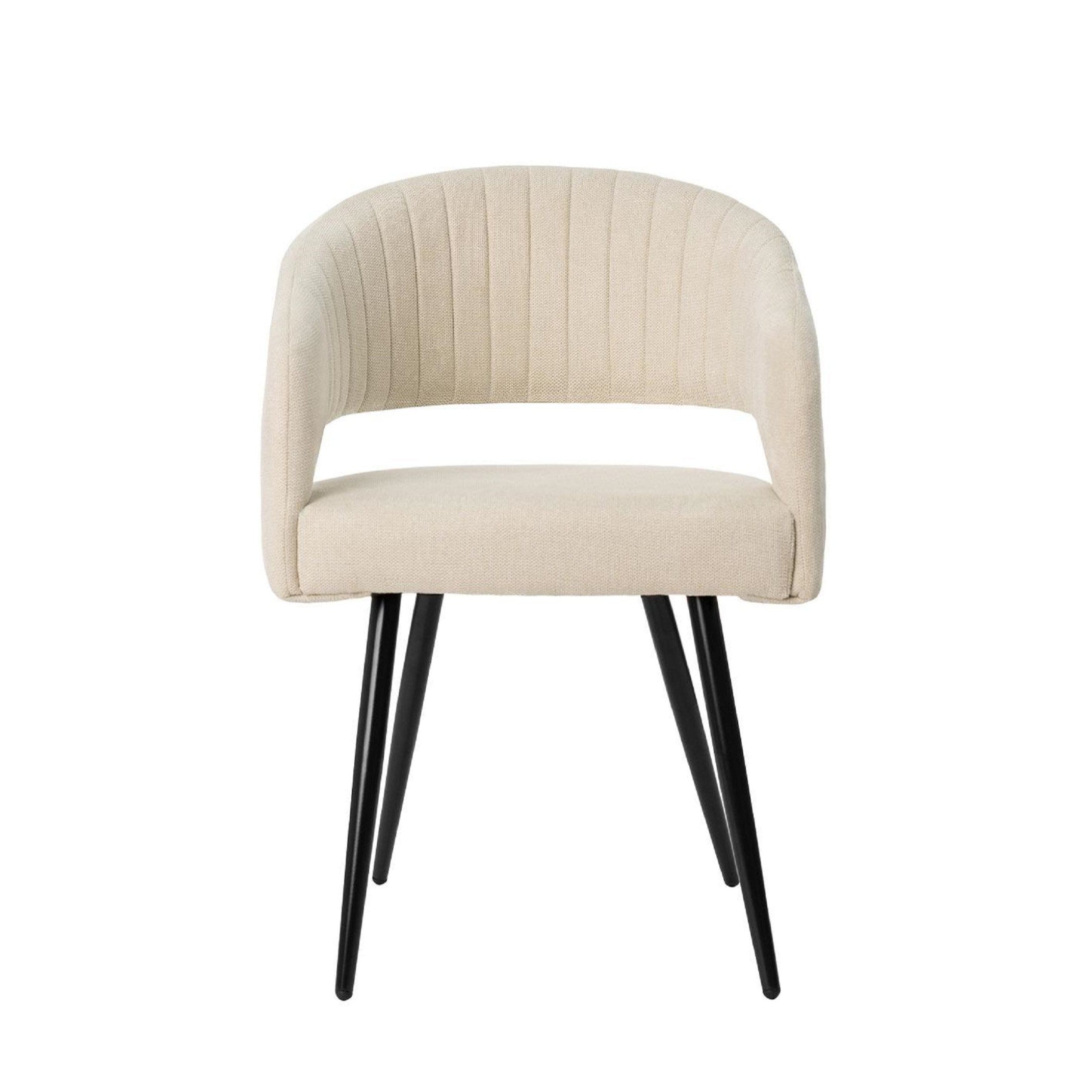 CADEIRA BEGE 55,5X56X82,5CM