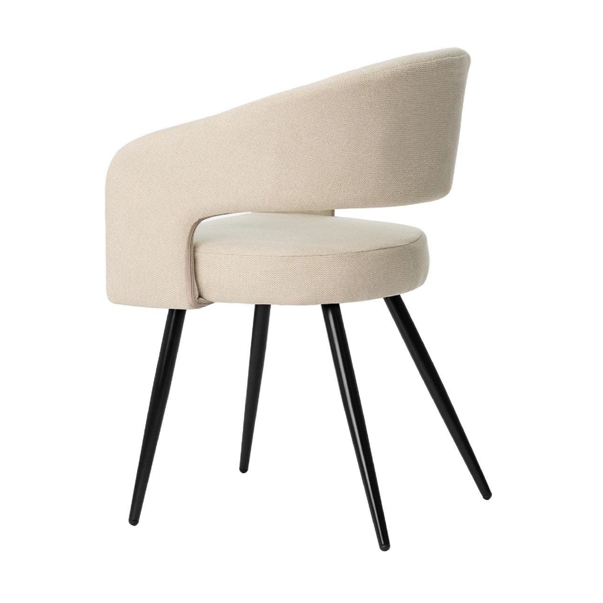 CADEIRA BEGE 55,5X56X82,5CM