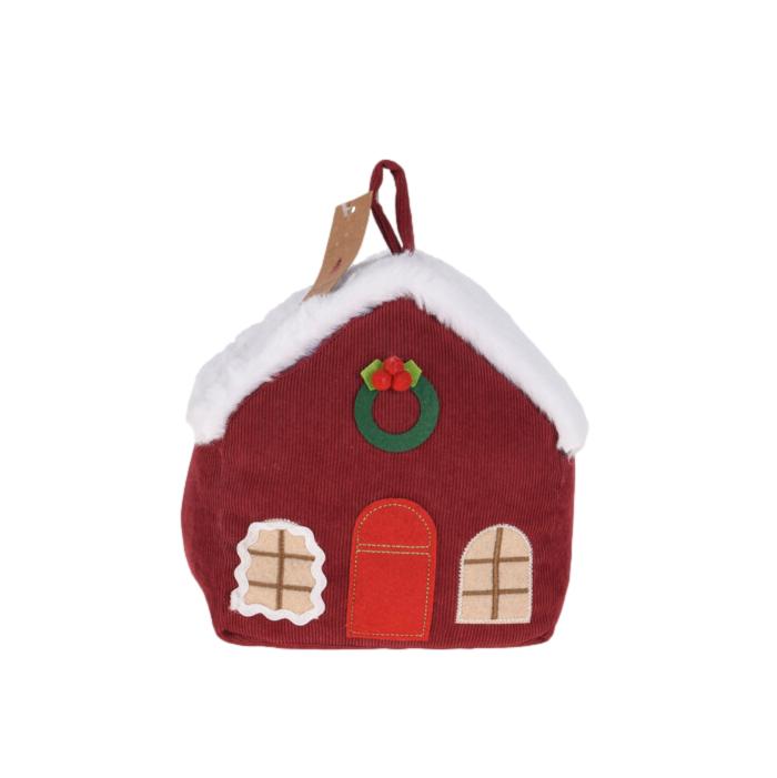 TOPE DE PUERTA CASA NAVIDEÑA ROJA