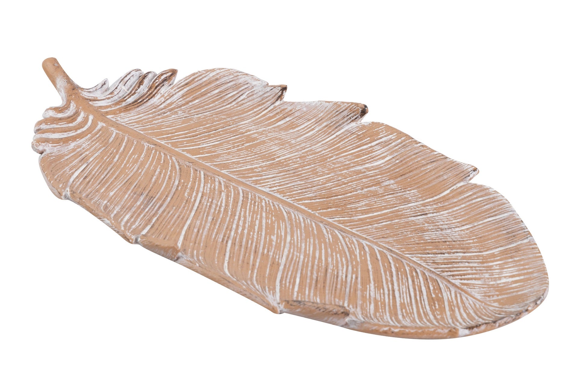 CENTRO MESA FOLHA 36X17X3 CM