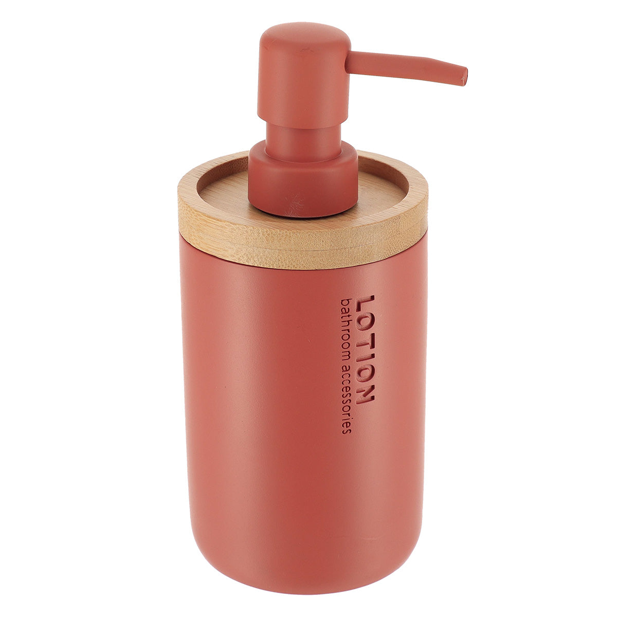 DISPENSADOR TERRACOTA/BAMBU 280ML 7,5X17CM