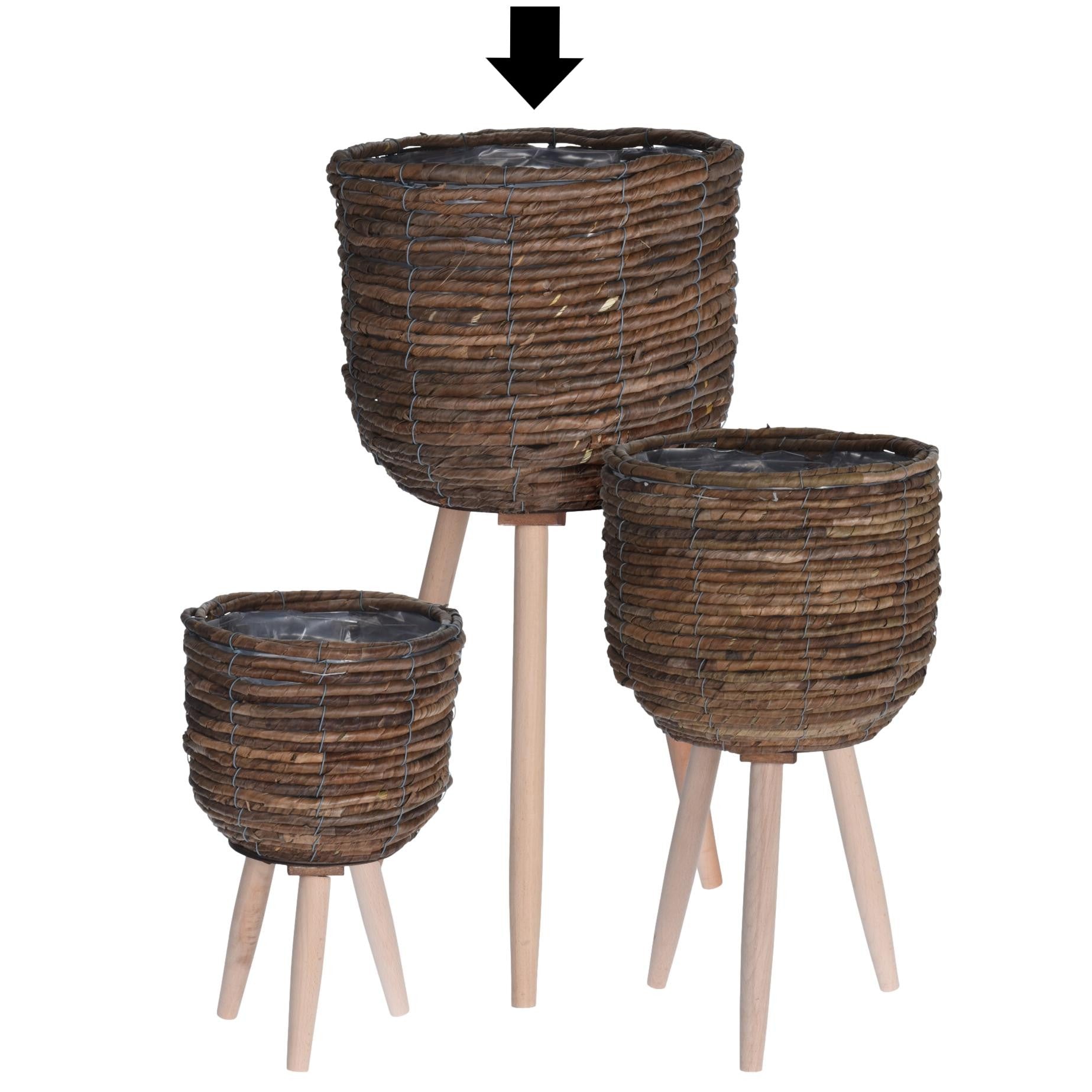 FLOREIRA NATURAL 29X29X59CM