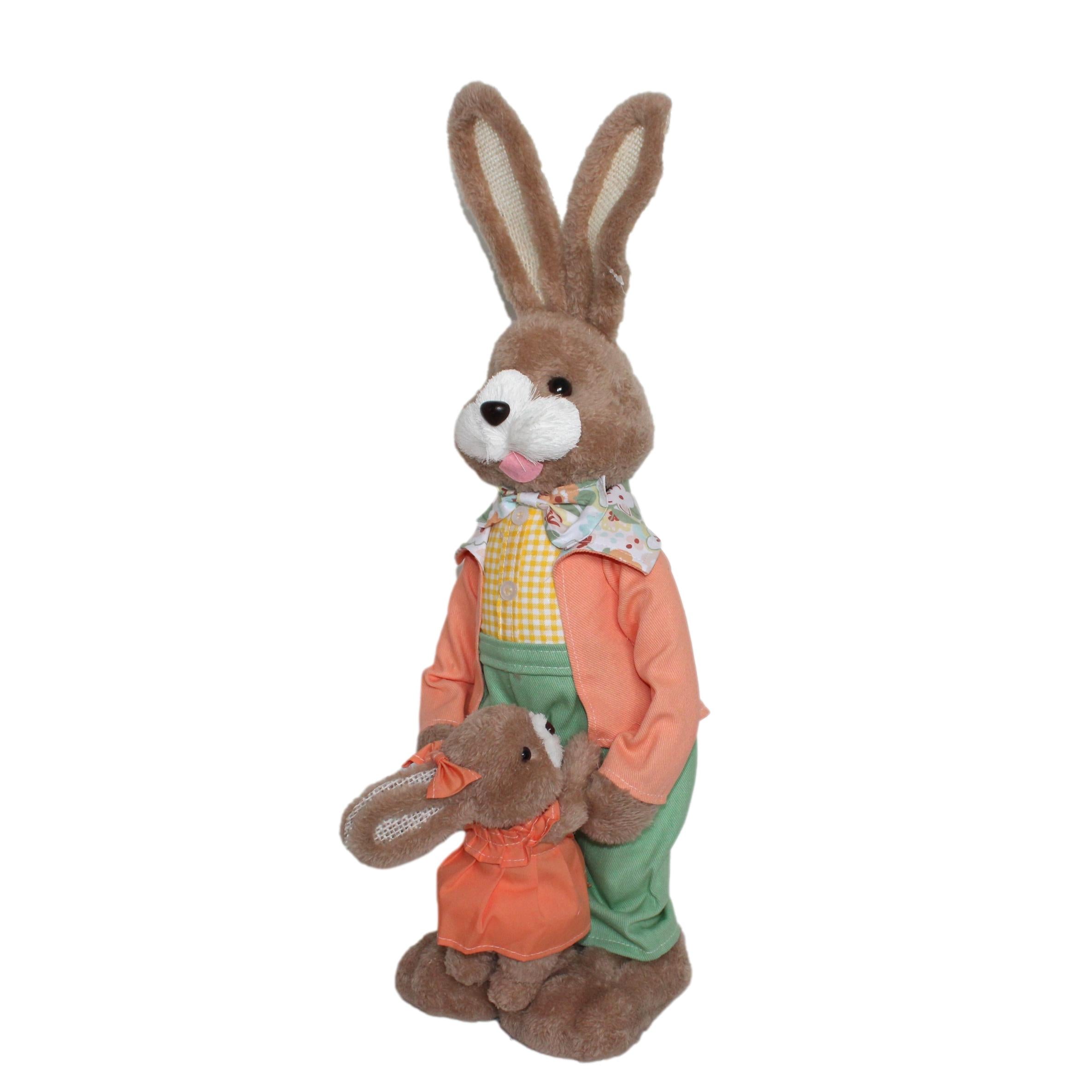 COELHO C/ MENINA 58X27X22CM