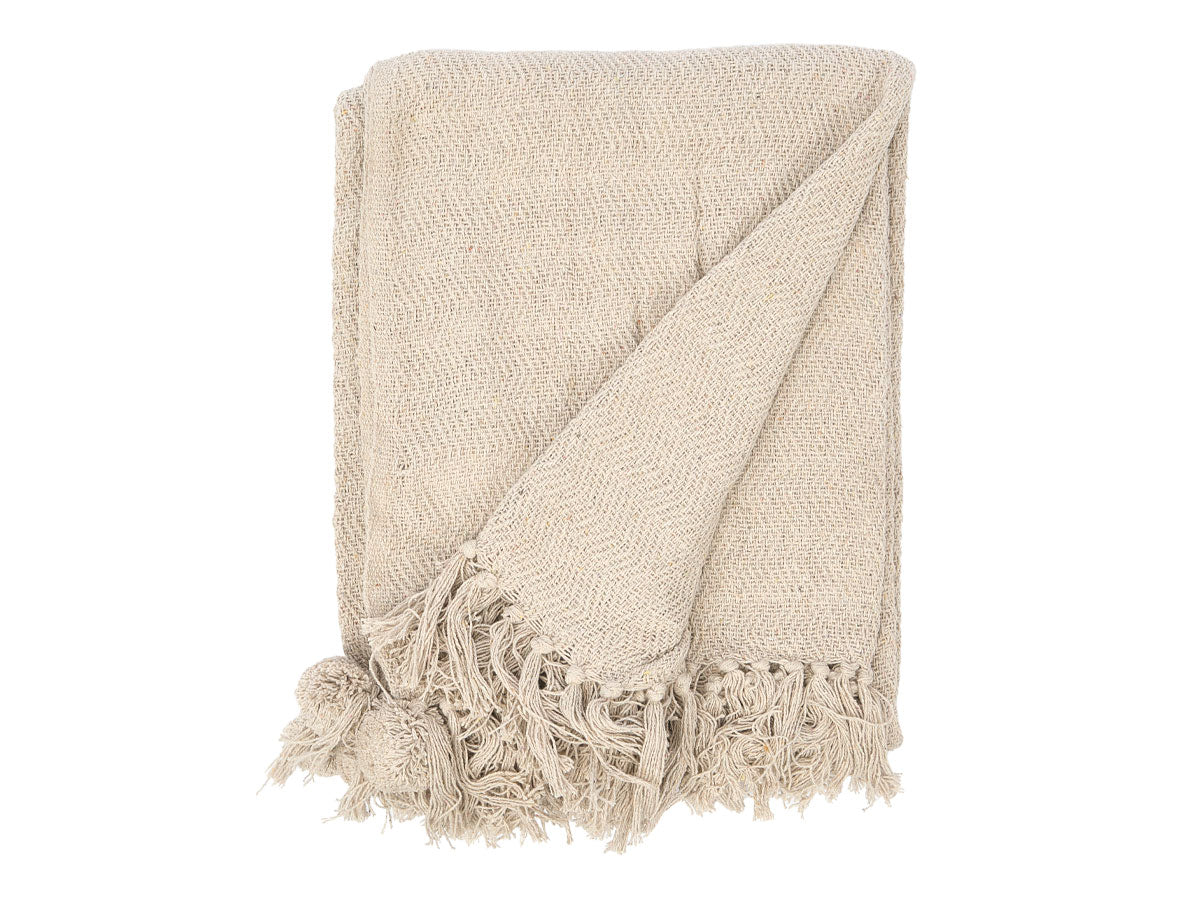 MANTA BEGE 120X150CM