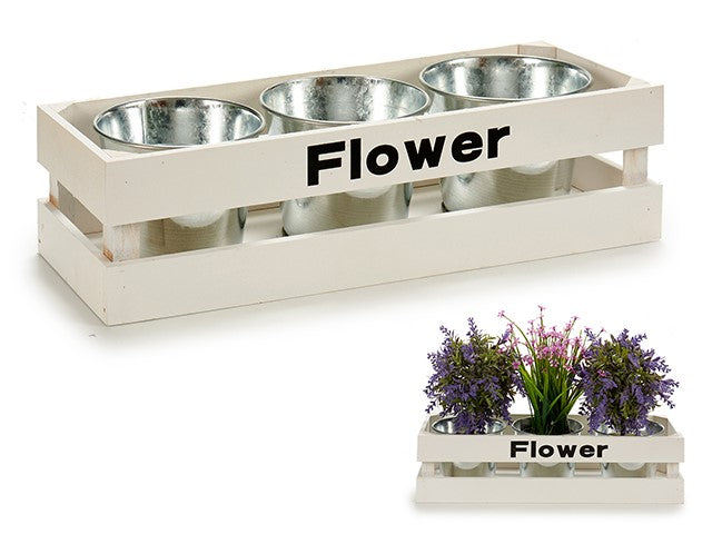 JUEGO DE 3 JARRONES 14x10x41