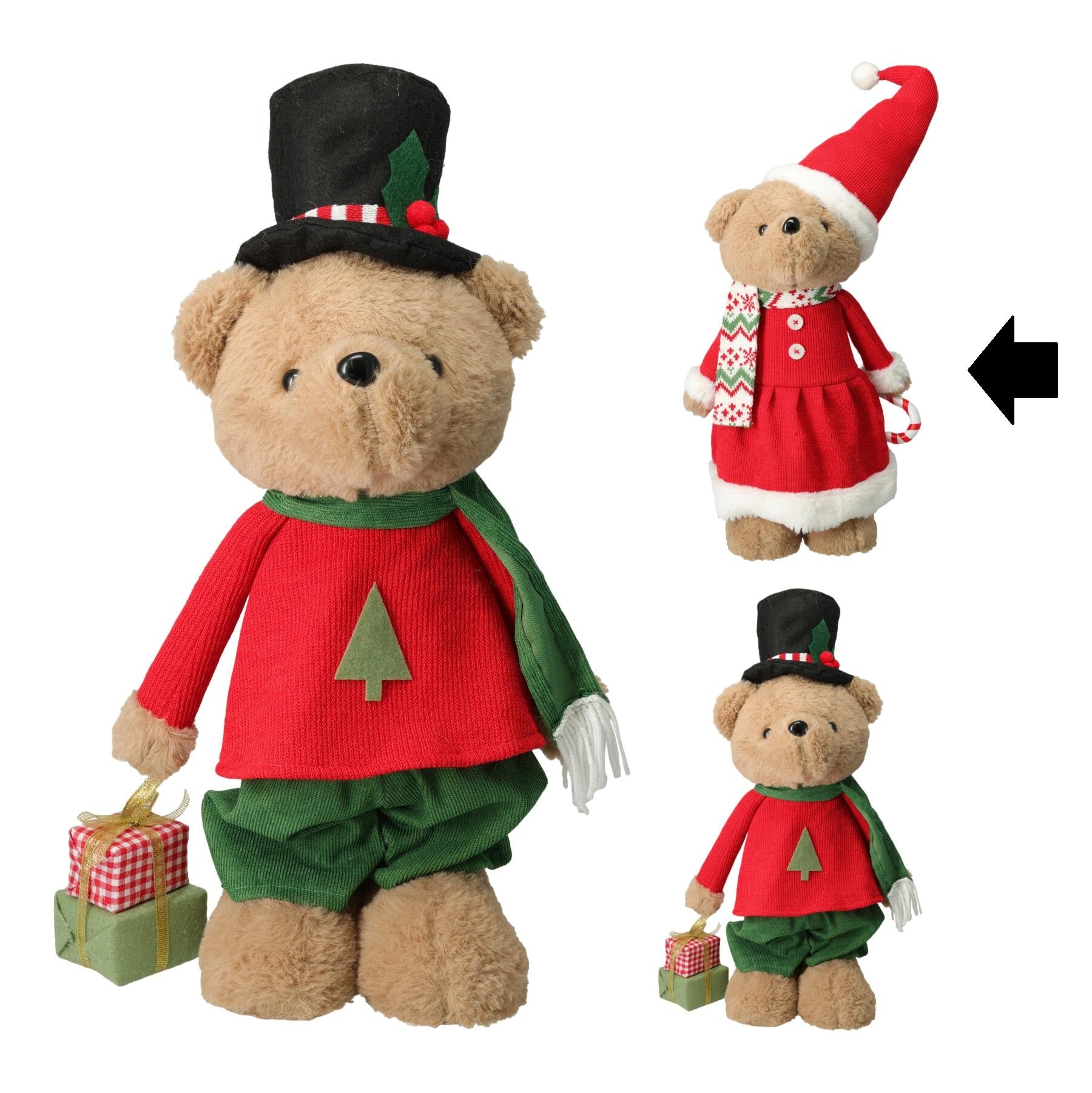 URSO MENINA NATAL 84Cm
