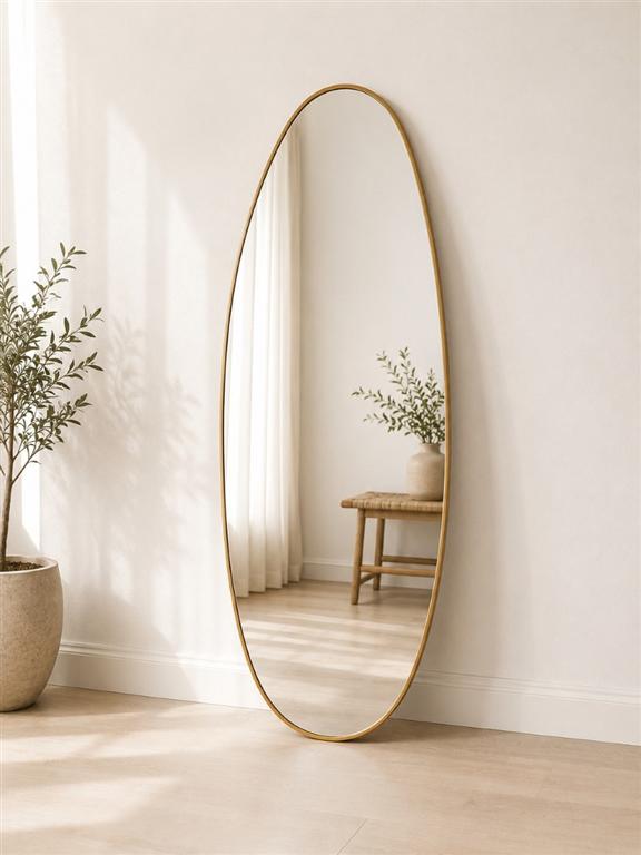 ESPELHO DOURADO 45X120Cm