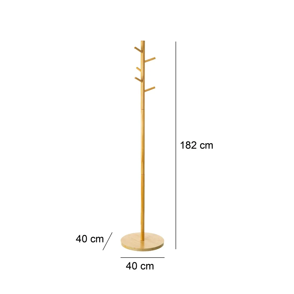 CABIDE MADEIRA 40X40X182CM