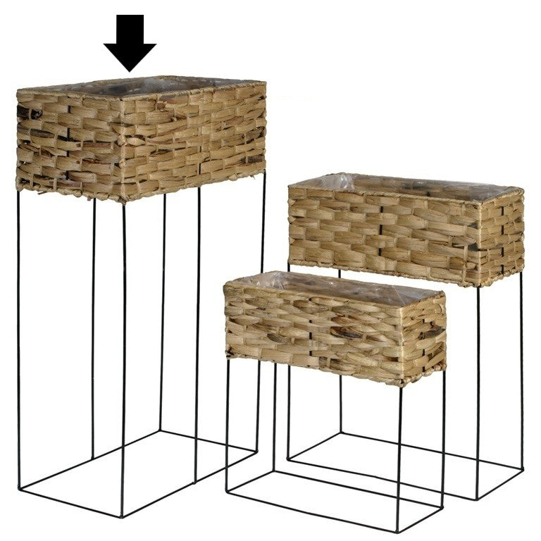 FLOREIRA PALHINHA 41X24X72 CM