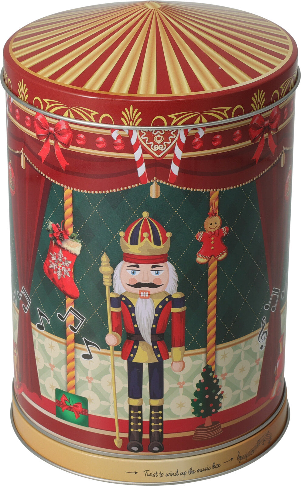 Pote metal de Natal 13x20 cm (imagem 3)