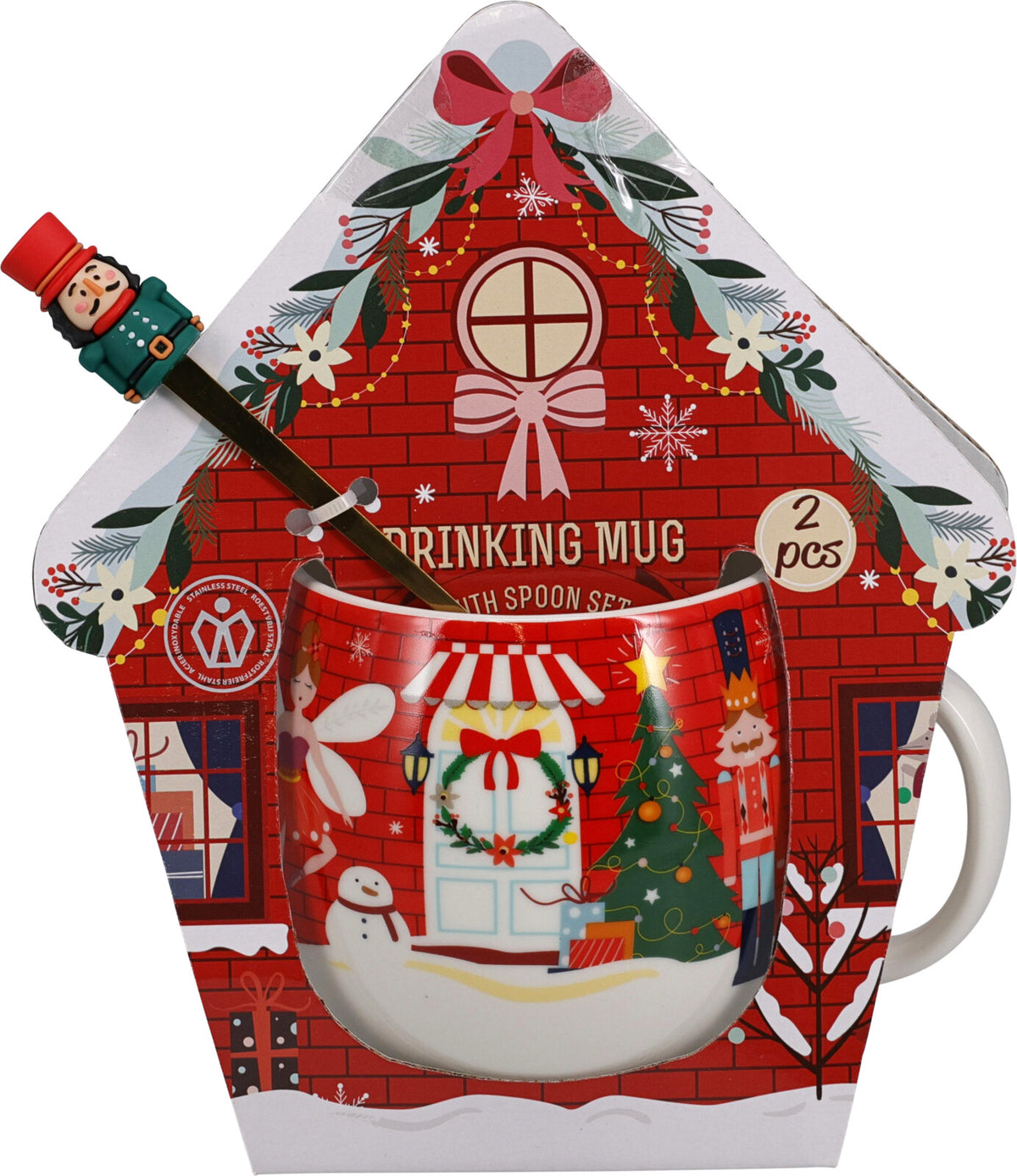 Coffret caneca com colher de Natal (imagem 7)