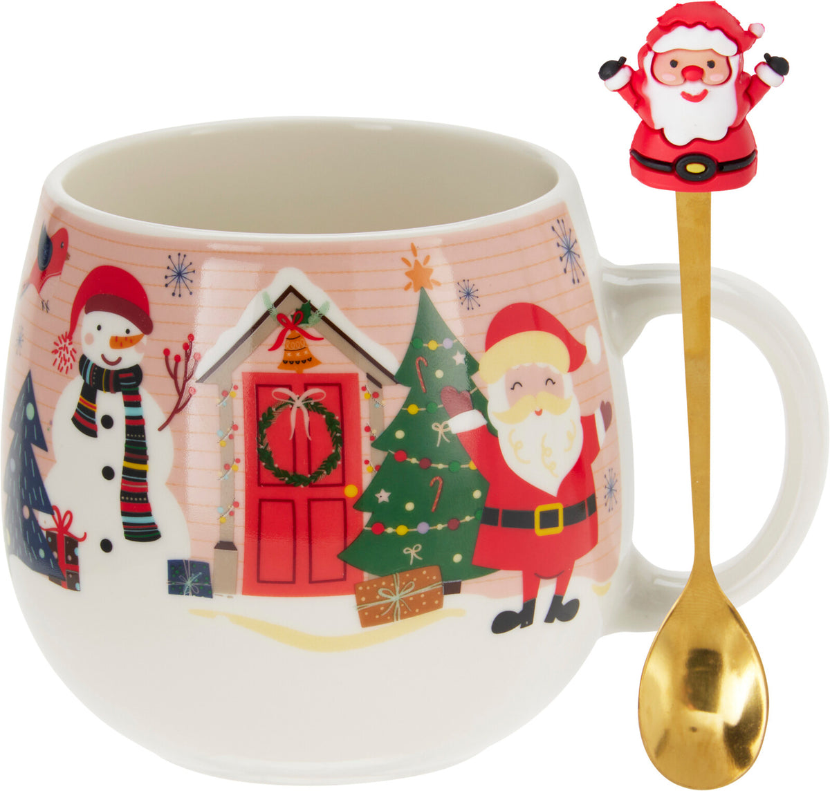 Coffret caneca com colher de Natal (imagem 4)