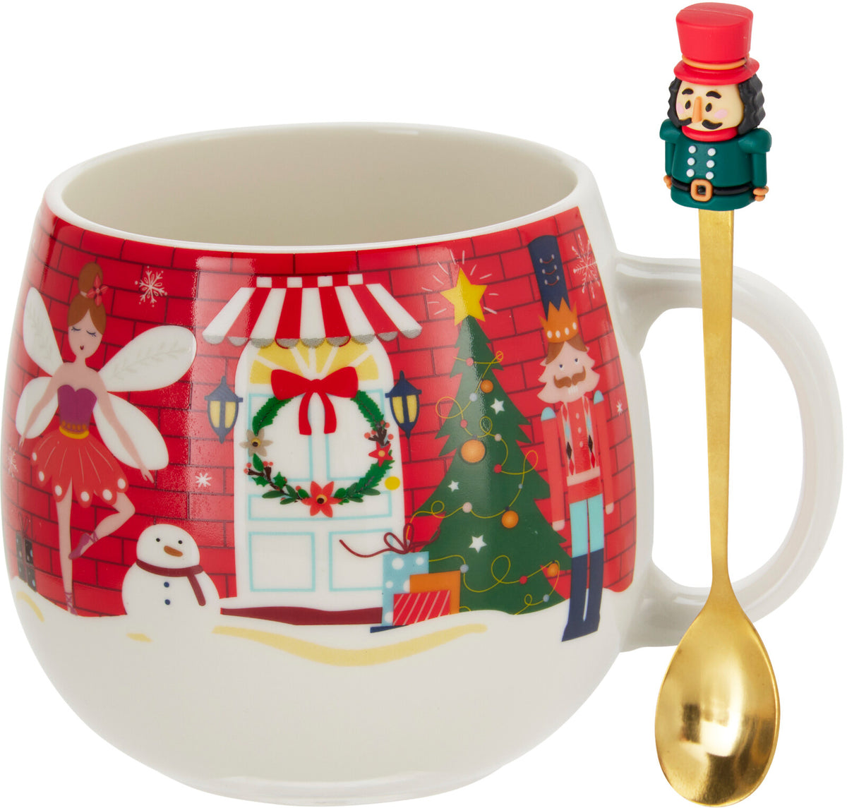 Coffret caneca com colher de Natal (imagem 3)