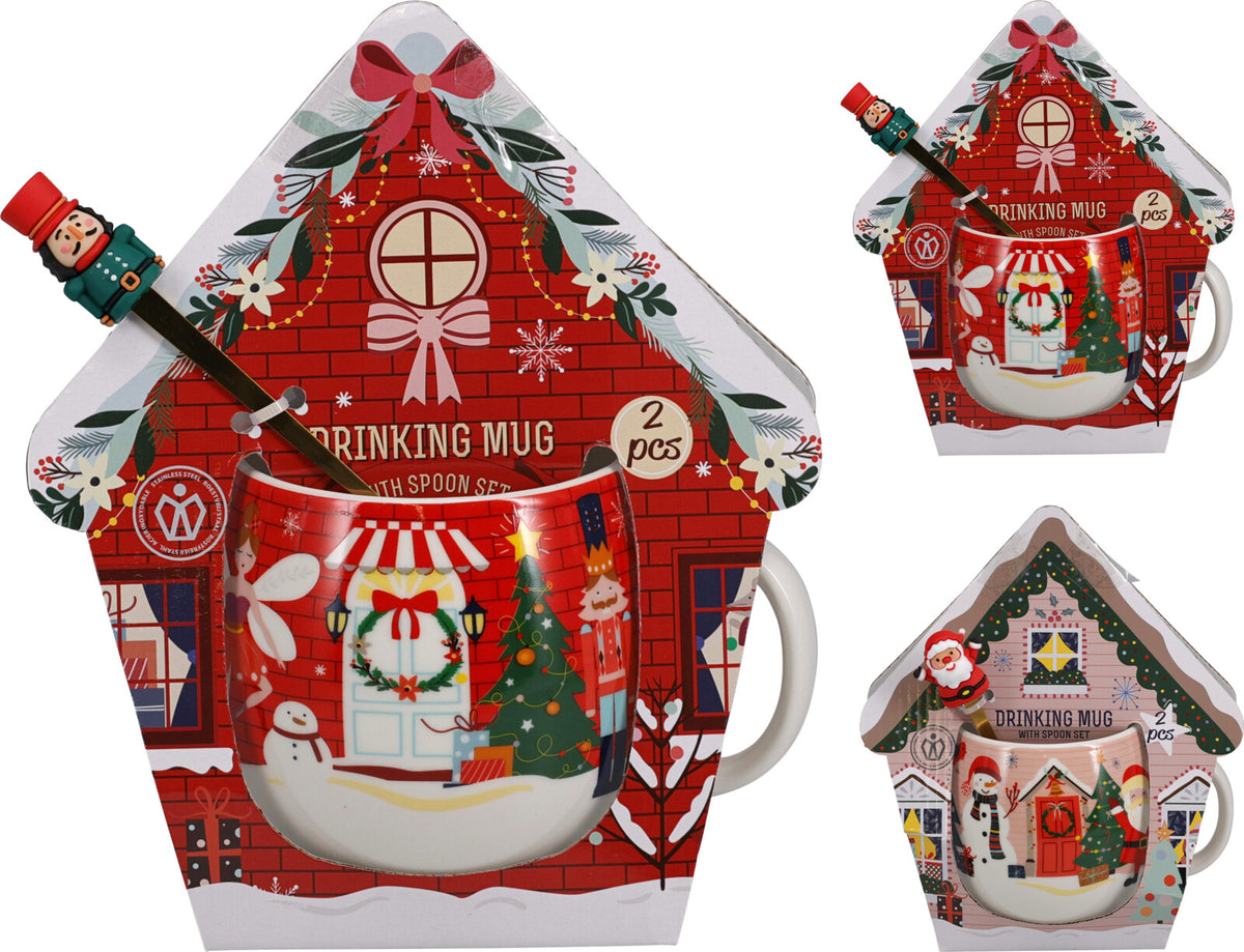 COFFRET CANECA C/ COLHER NATAL