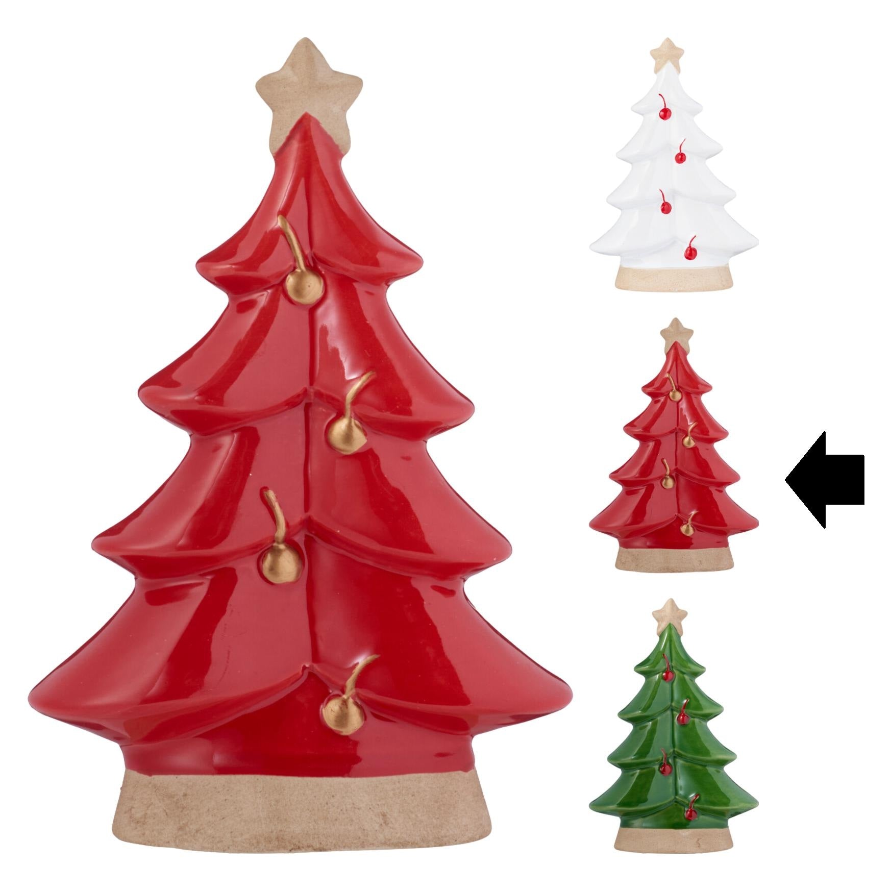 ÁRVORE NATAL VERMELHA 12Cm