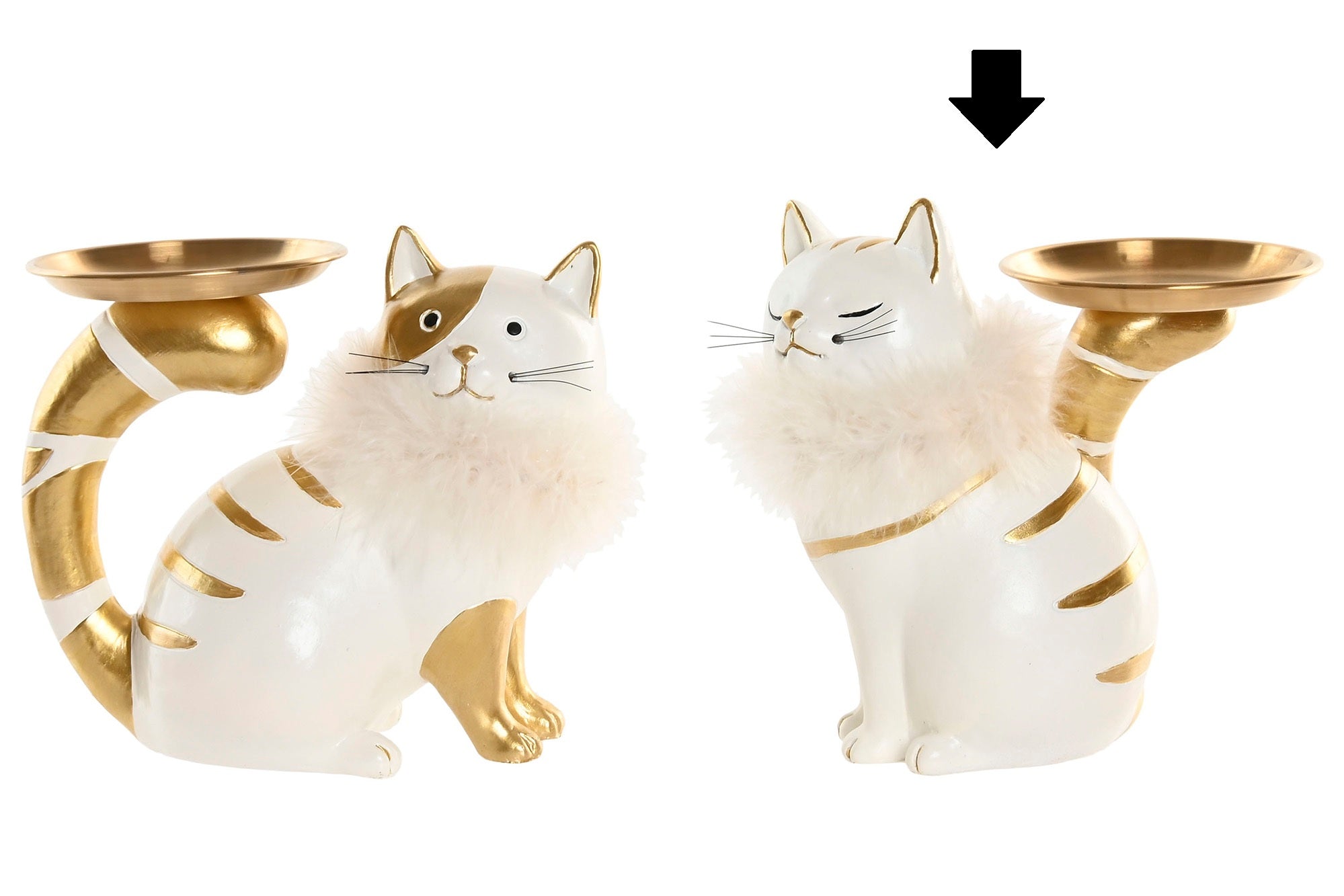 GATO C/ BANDEJA 21X10,5X17Cm