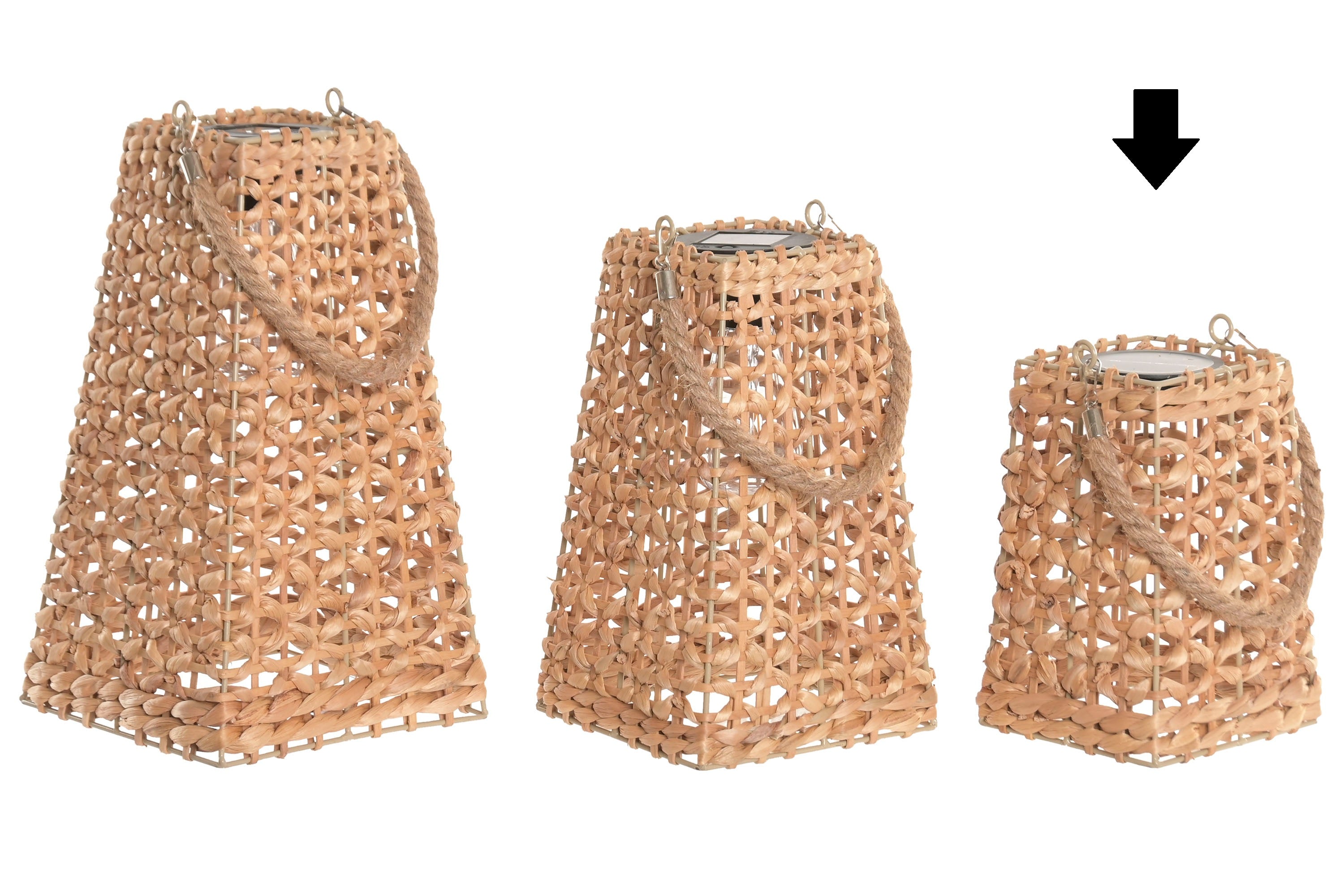 LANTERNA C/ LÂMPADA ENERGIA SOLAR