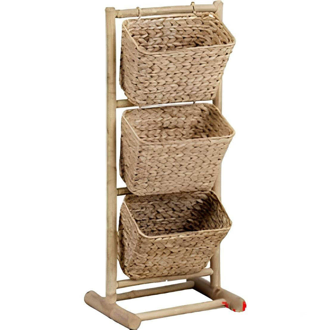 MÓVEL C/ 3 CESTOS BAMBU 38X29X94,5CM