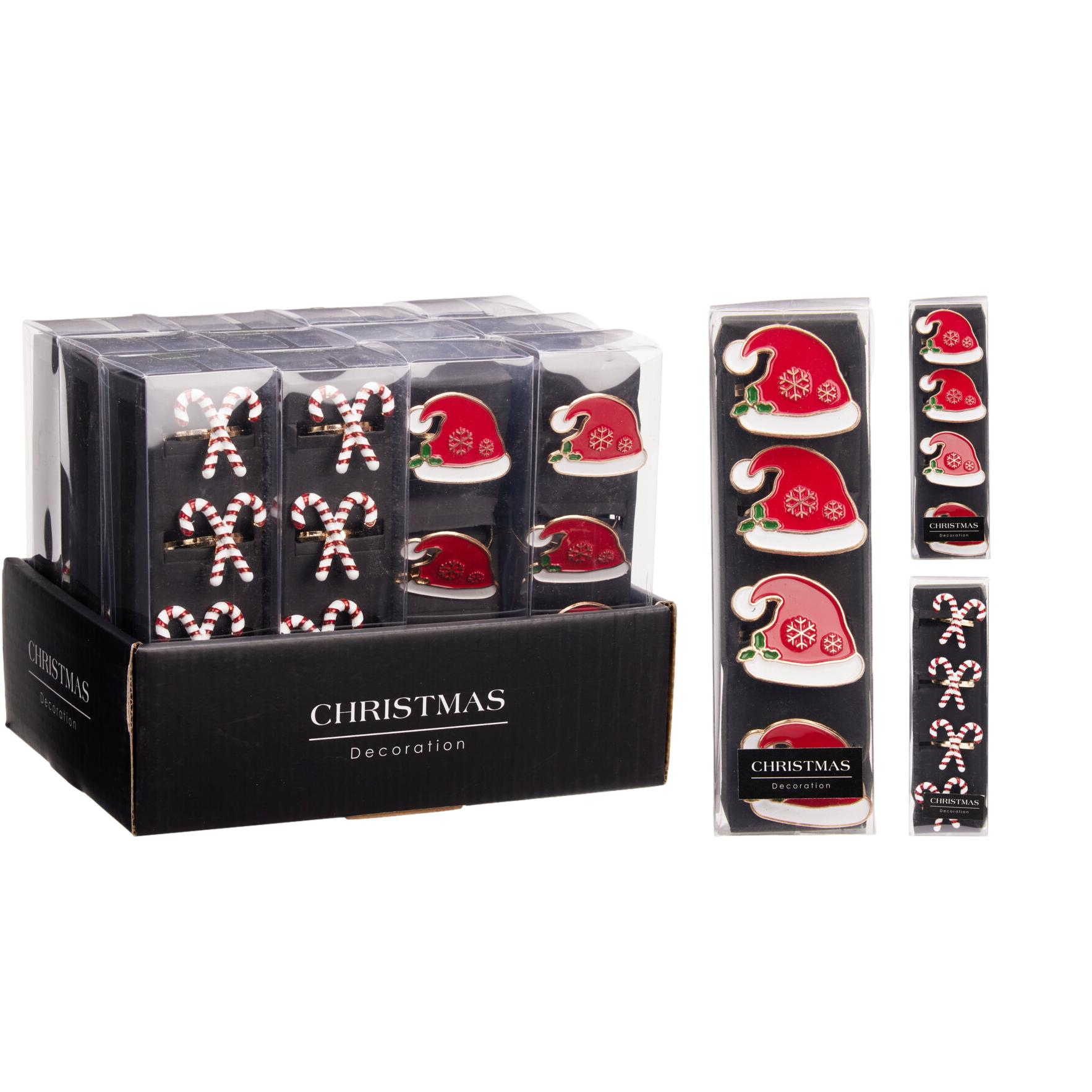 4 ARGOLAS GUARDANAPOS NATAL