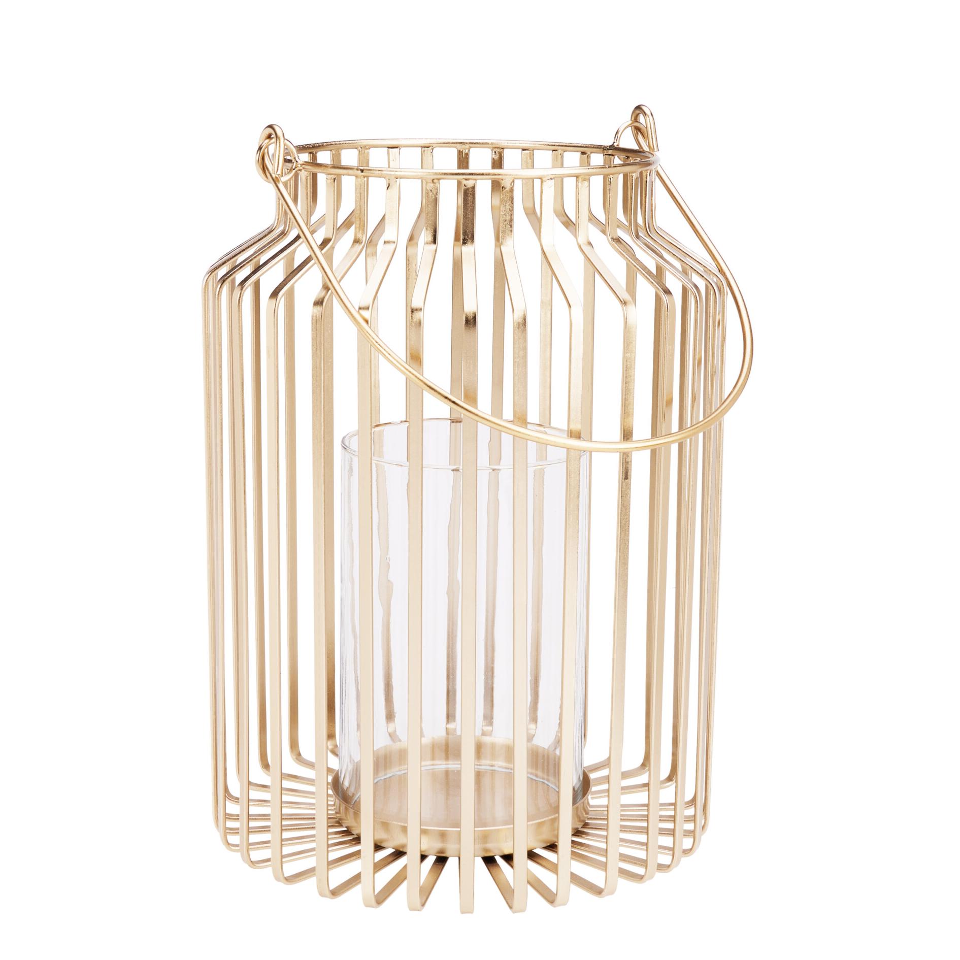 LANTERNA DOURADA 20x29CM