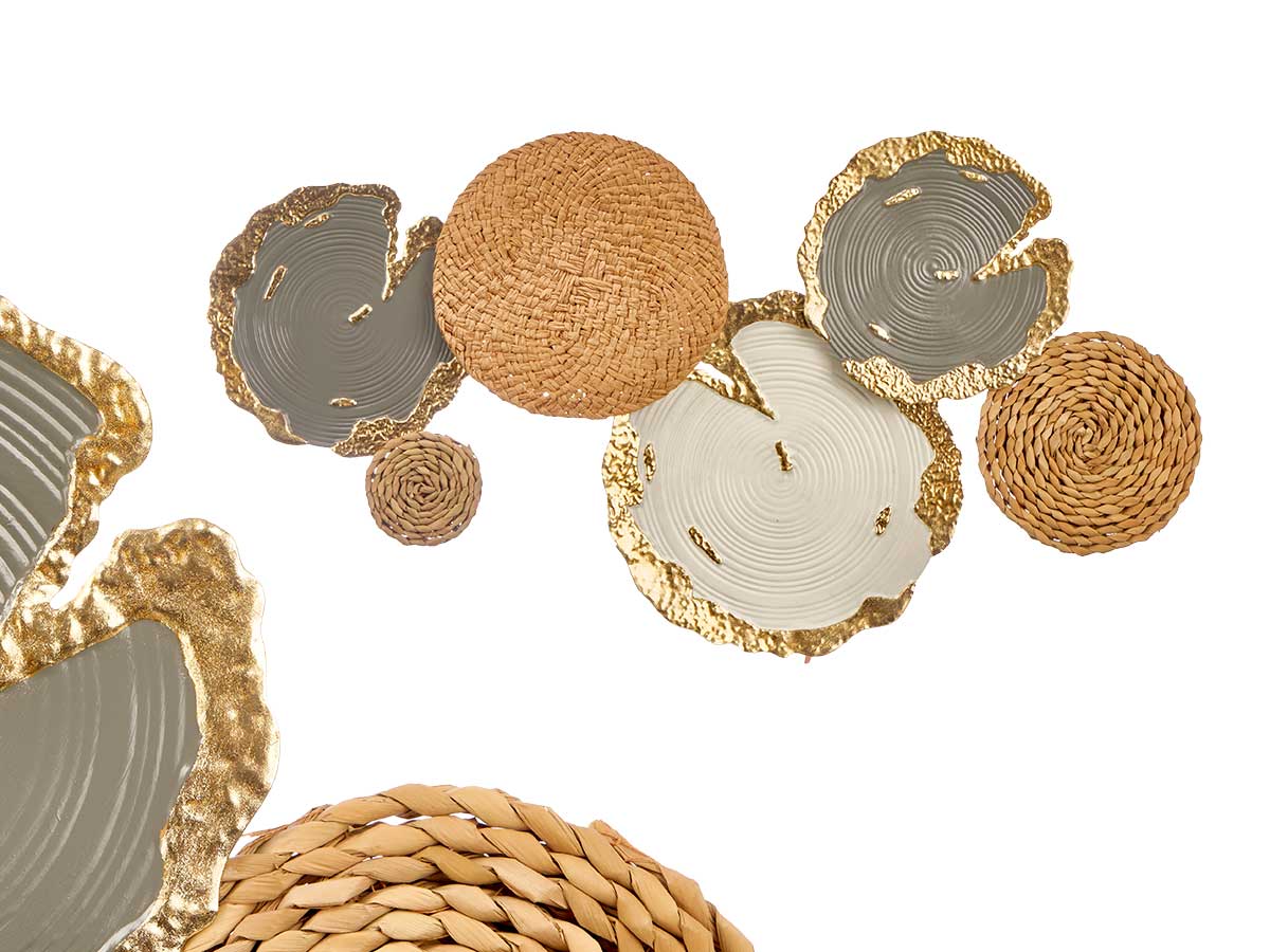 PEÇA METAL/NATURAL 48X89,5CM