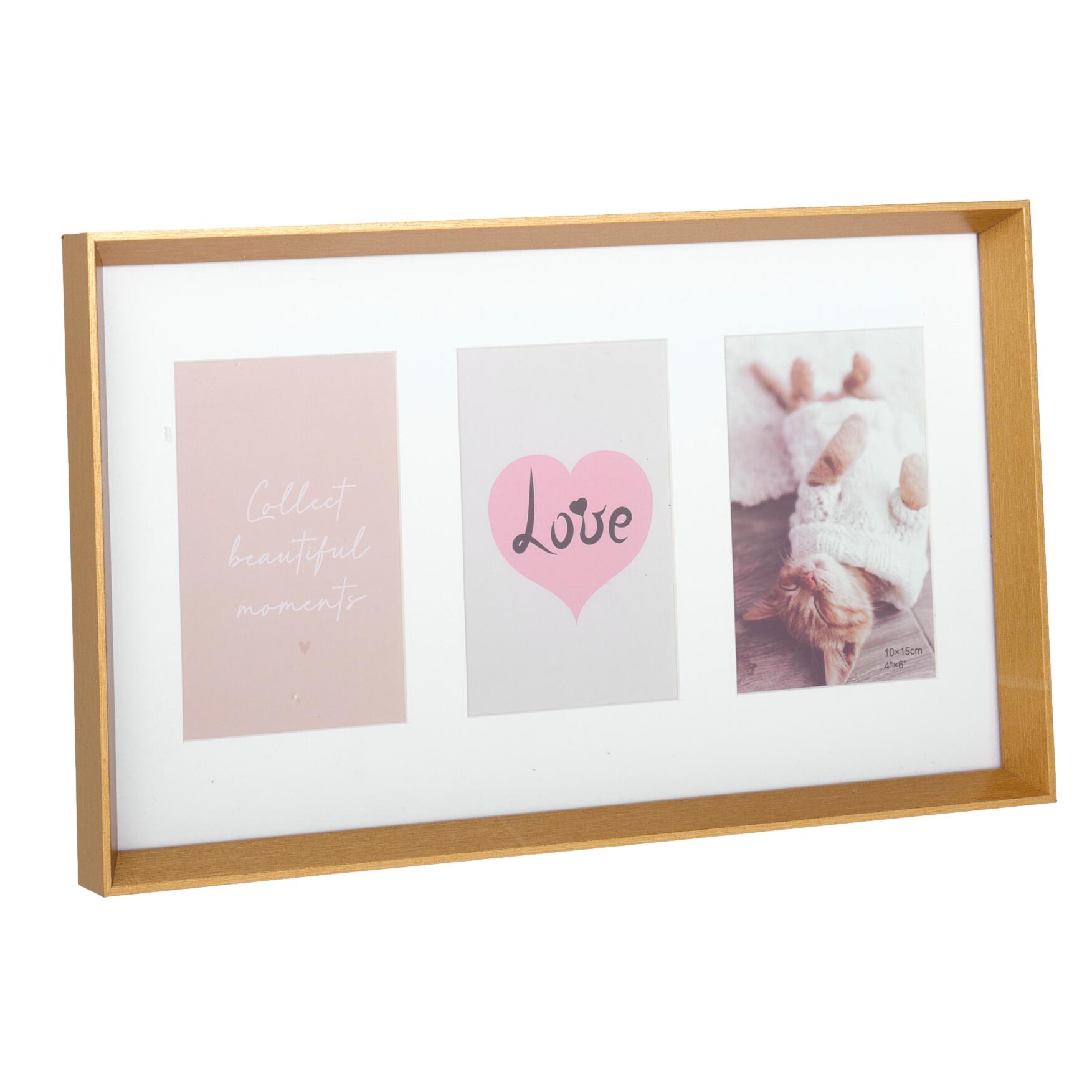 MOLDURA 3 FOTOS 10X15Cm