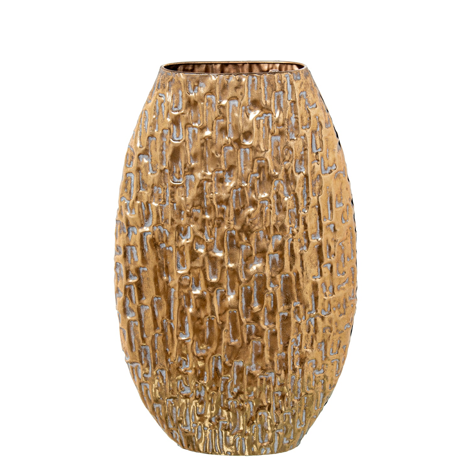 JARRA METAL DOURADA 37X11X60CM