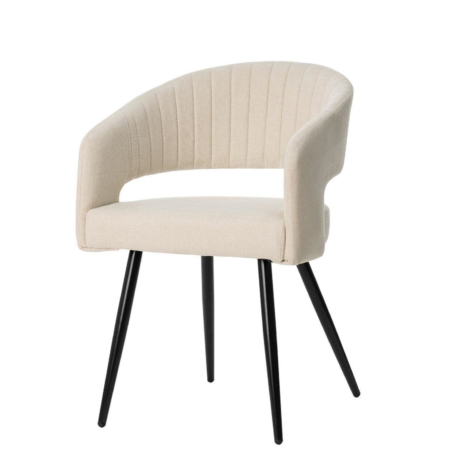 CADEIRA BEGE 55,5X56X82,5CM