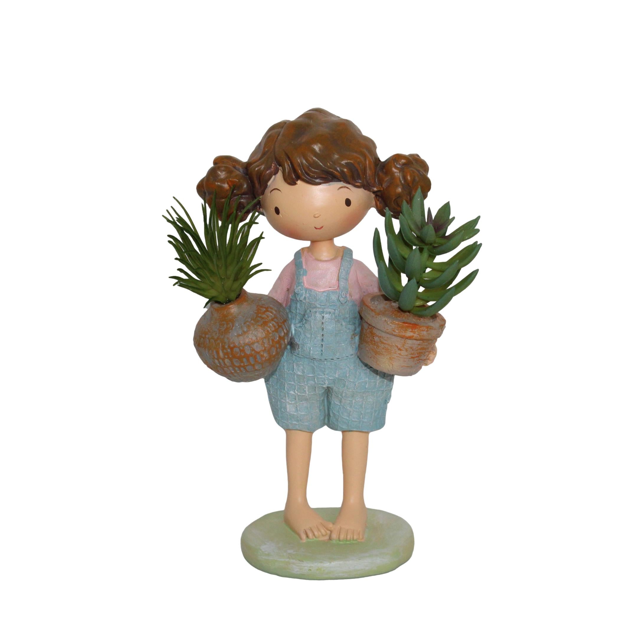 MENINA AZUL CATO 21CM