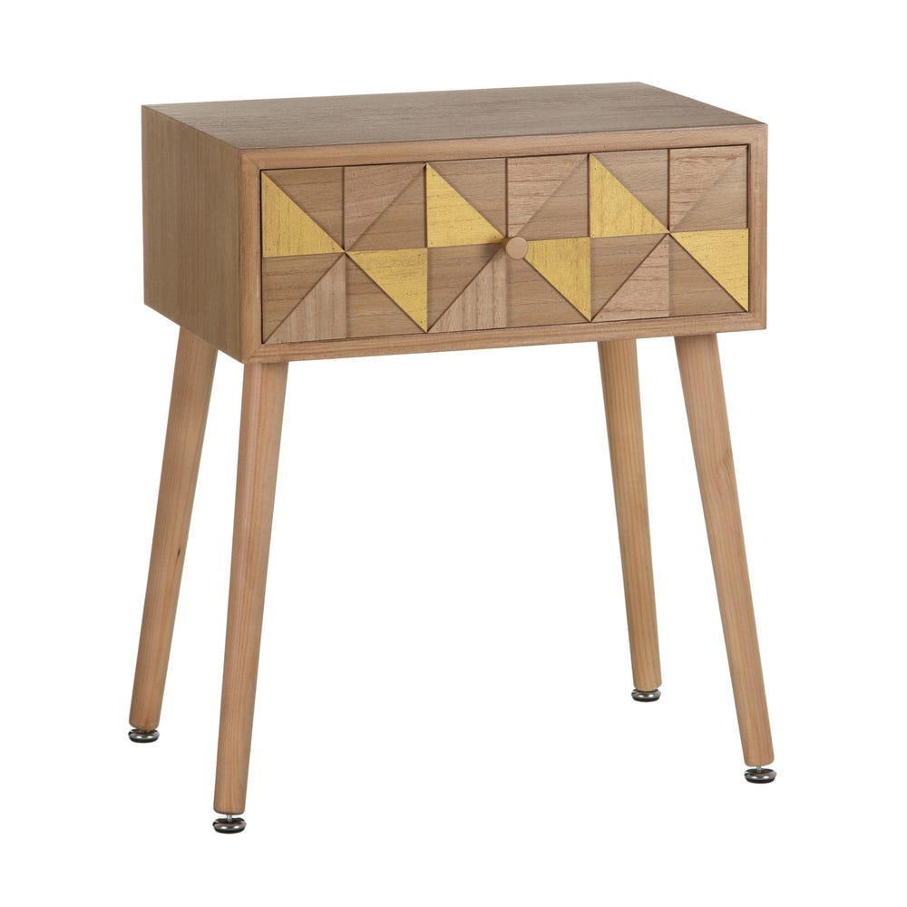 MESA CABECEIRA MADEIRA 45X30X56CM