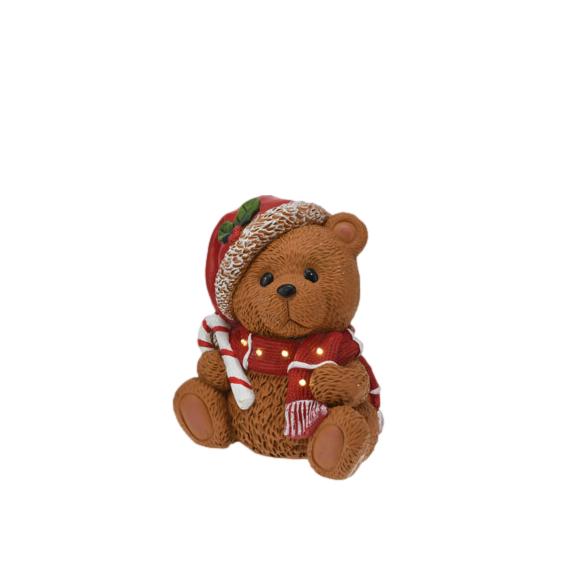 URSO BENGALA C/ LED 29CM