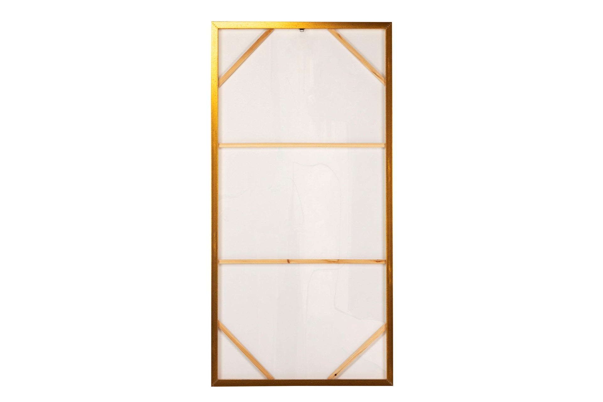 QUADRO ABSTRATO BEGE/DOURADO 90X180CM