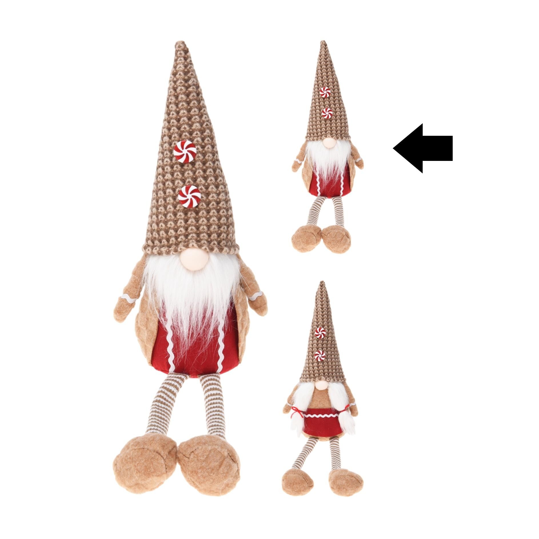 GNOMO NIÑO SENTADO 57CM