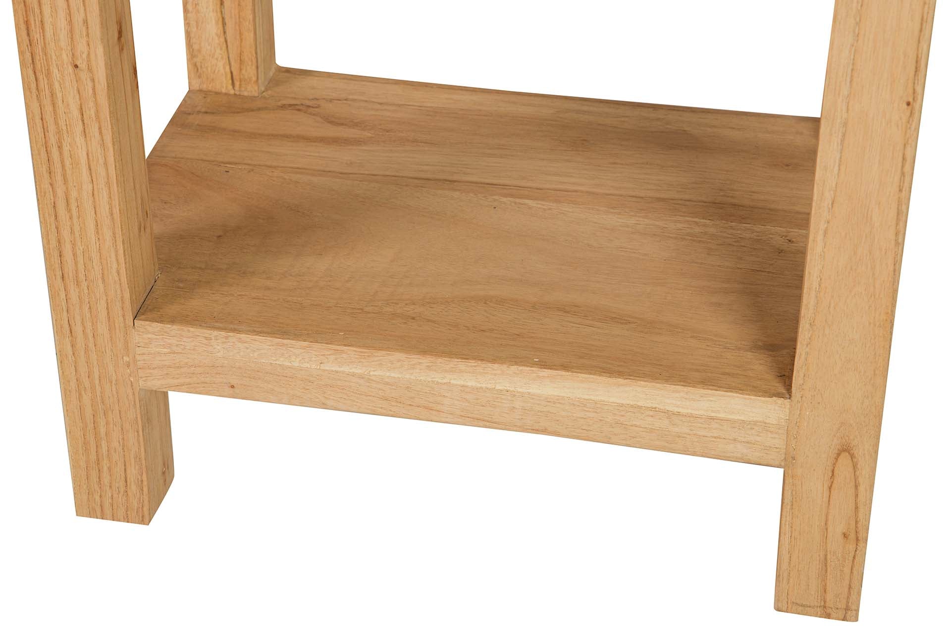 MESA APOIO MADEIRA MINDI 45X30X66Cm