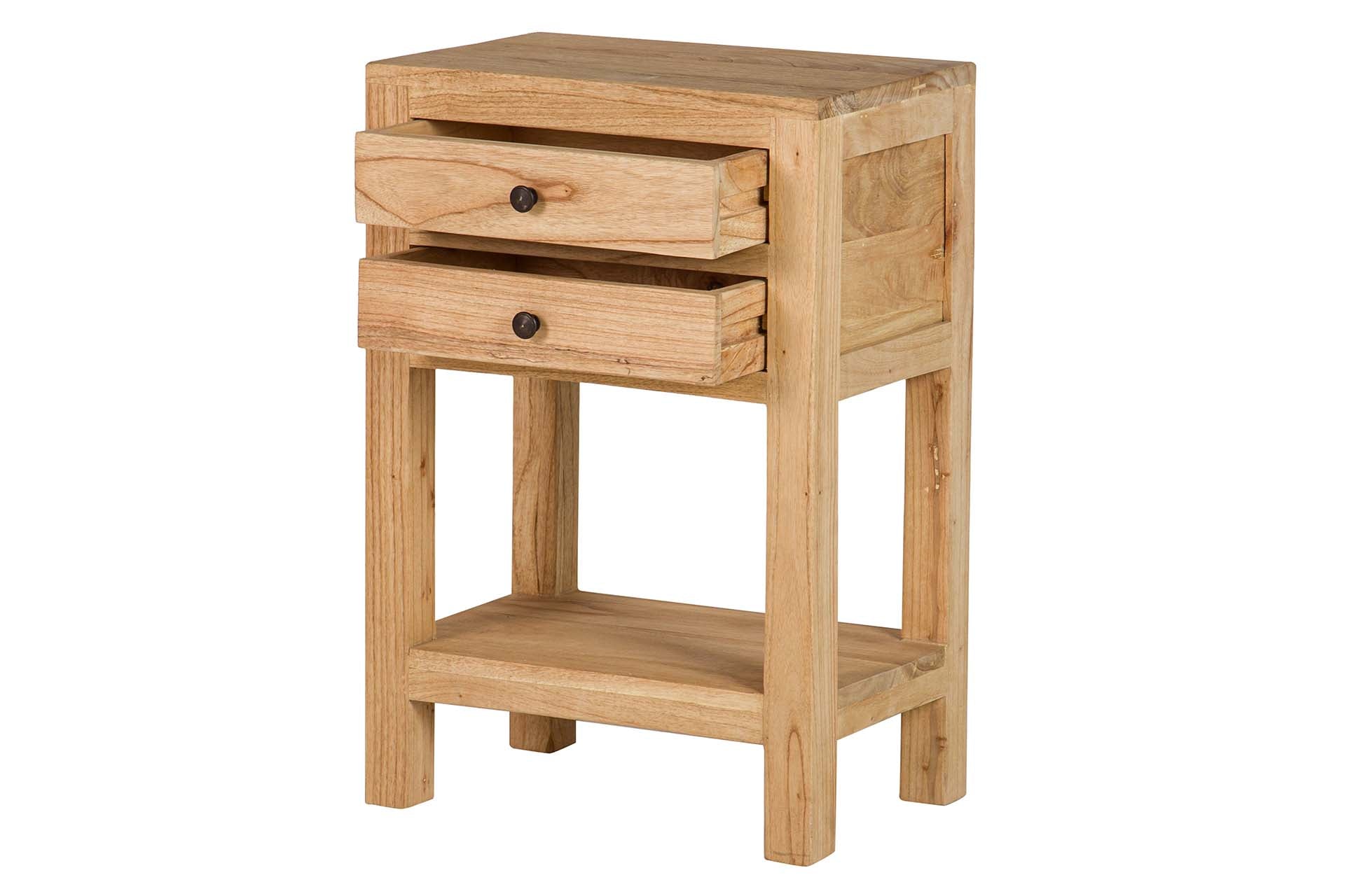 MESA APOIO MADEIRA MINDI 45X30X66Cm