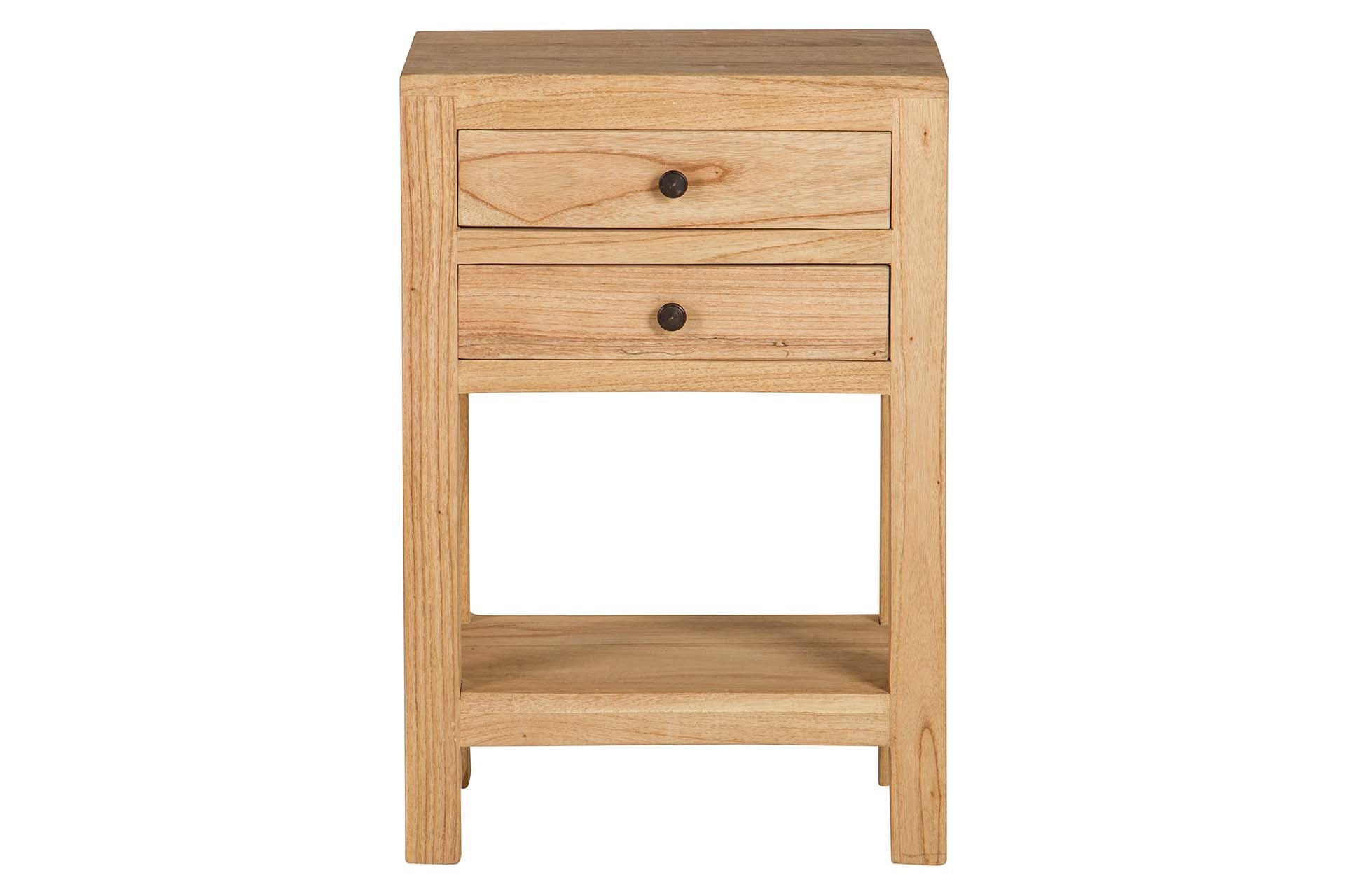 MESA APOIO MADEIRA MINDI 45X30X66Cm