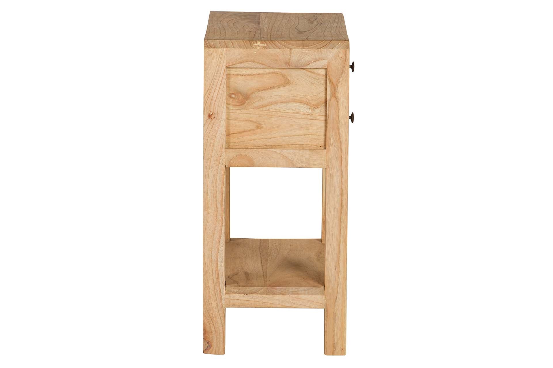 MESA APOIO MADEIRA MINDI 45X30X66Cm