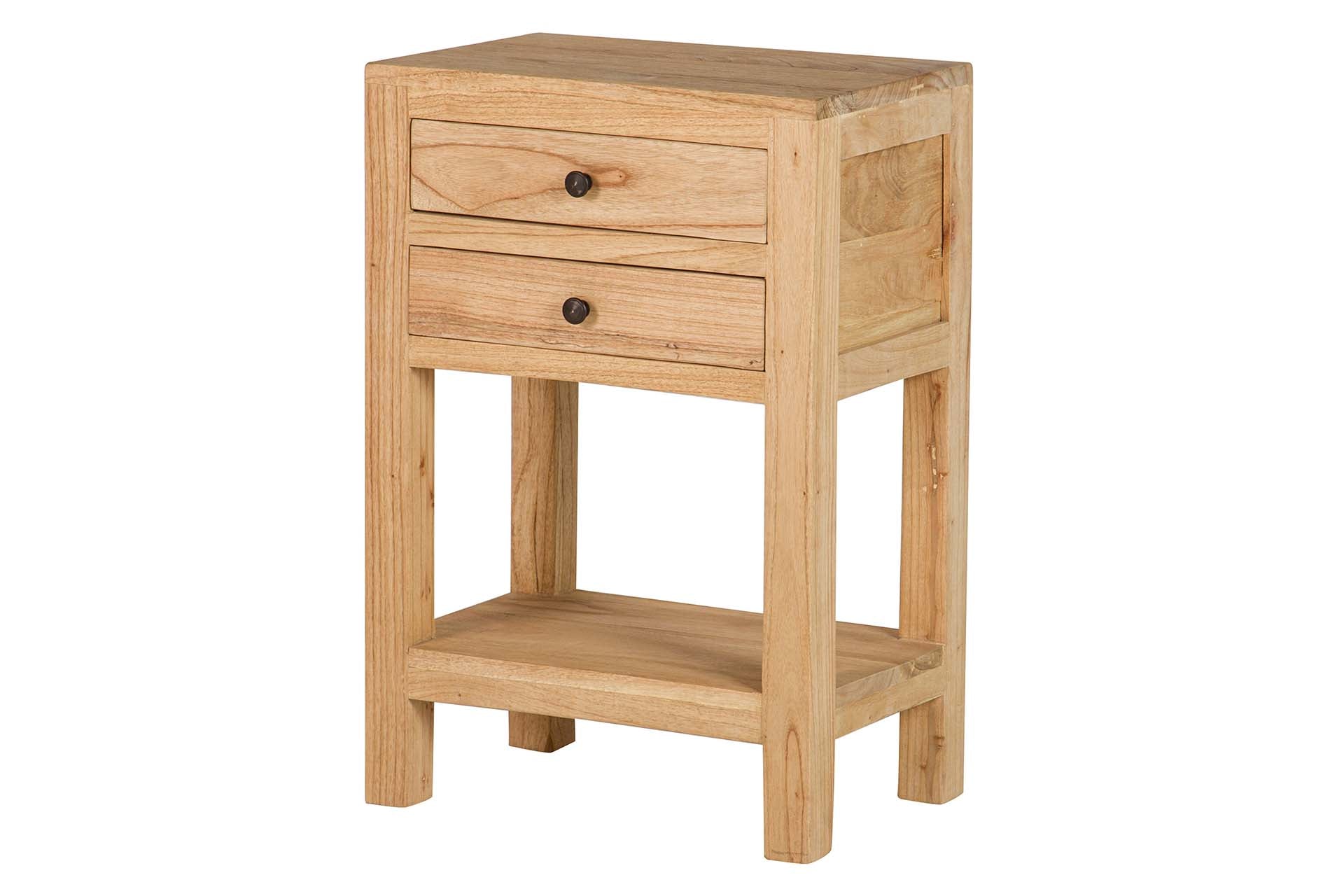 MESA APOIO MADEIRA MINDI 45X30X66Cm