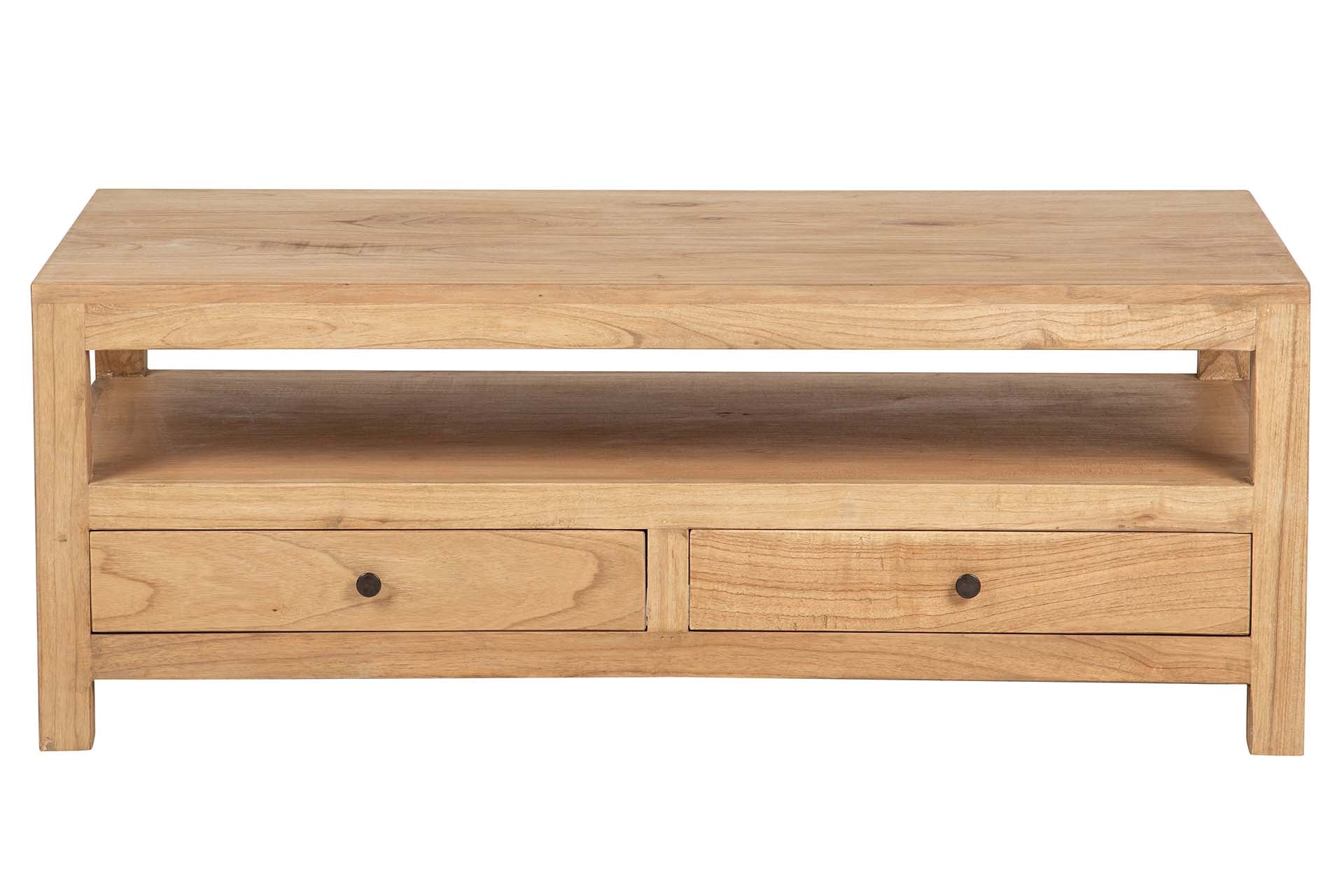 MESA CENTRO MADEIRA MINDI 120X60X45Cm