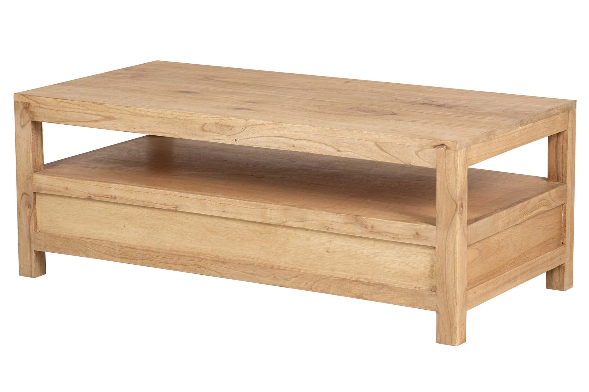 MESA CENTRO MADEIRA MINDI 120X60X45Cm