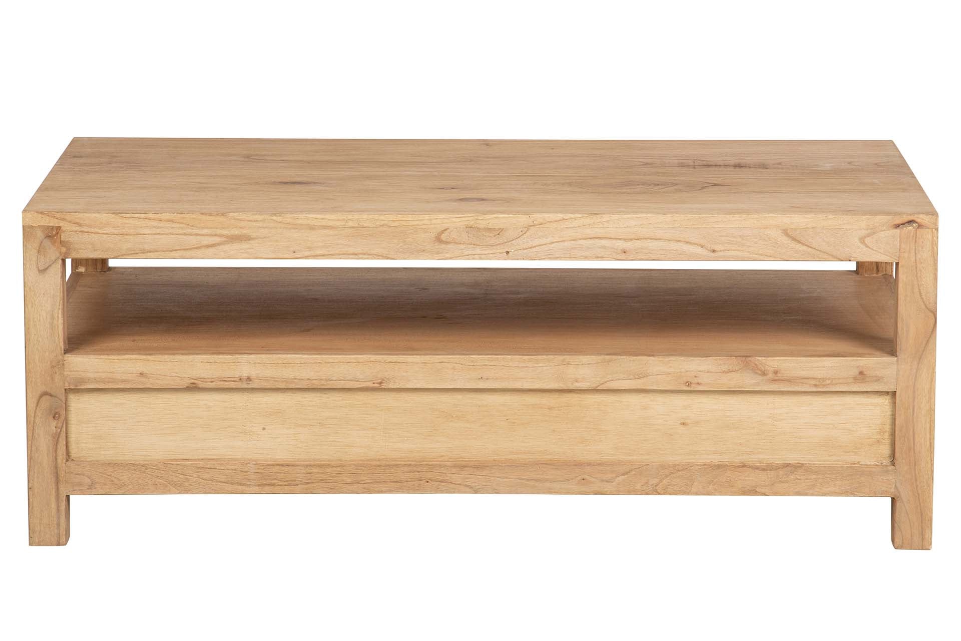 MESA CENTRO MADEIRA MINDI 120X60X45Cm