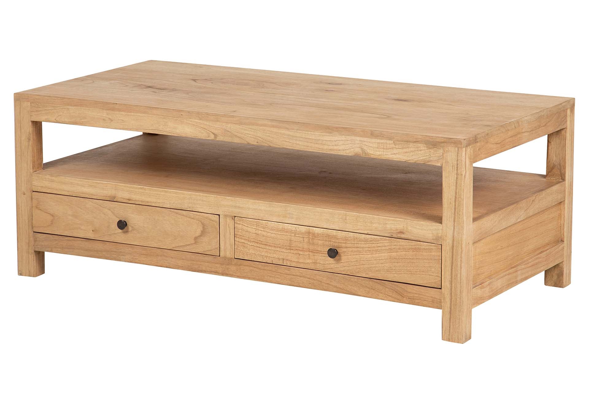 MESA CENTRO MADEIRA MINDI 120X60X45Cm