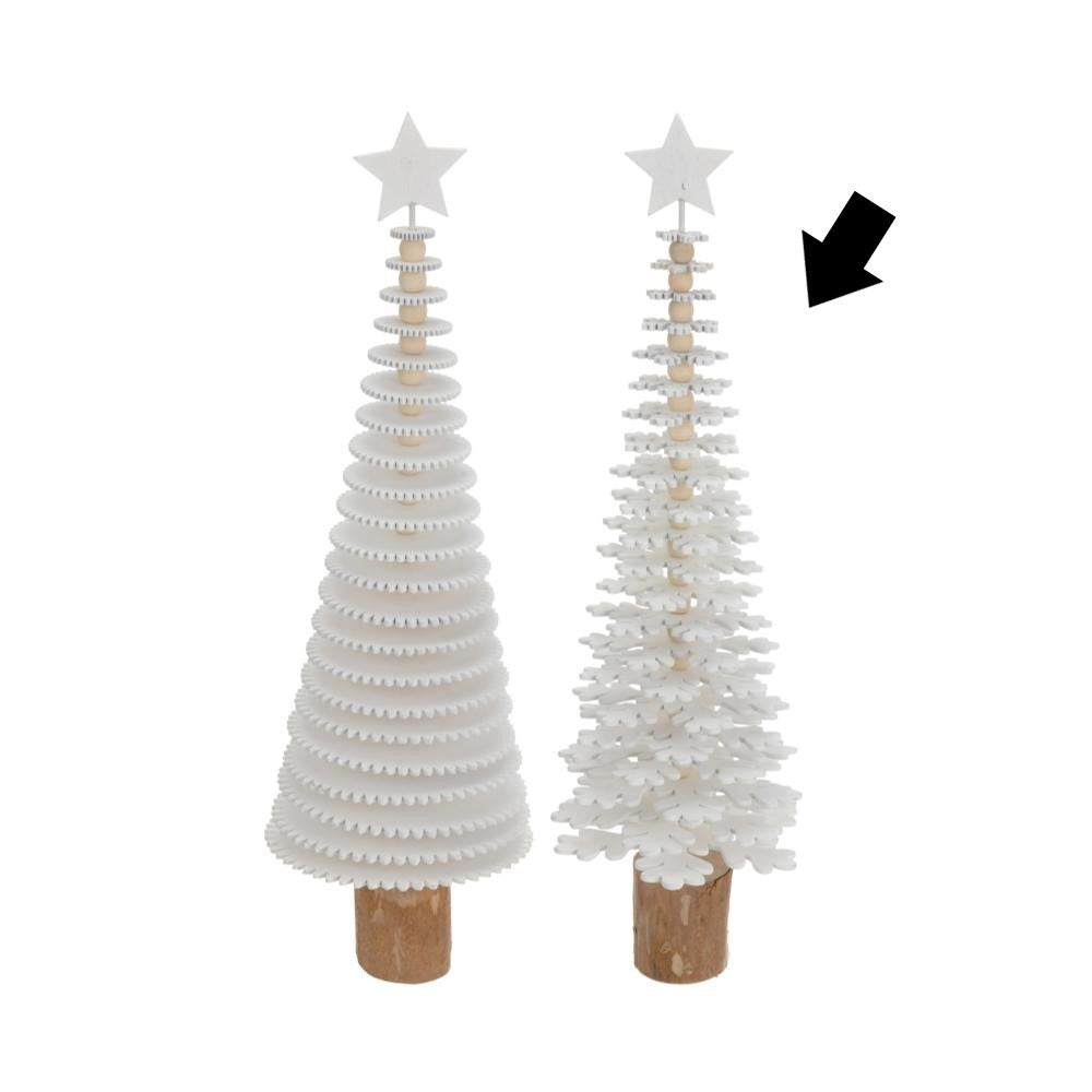 ARBOL DE NAVIDAD COPOS DE NIEVE 40CM