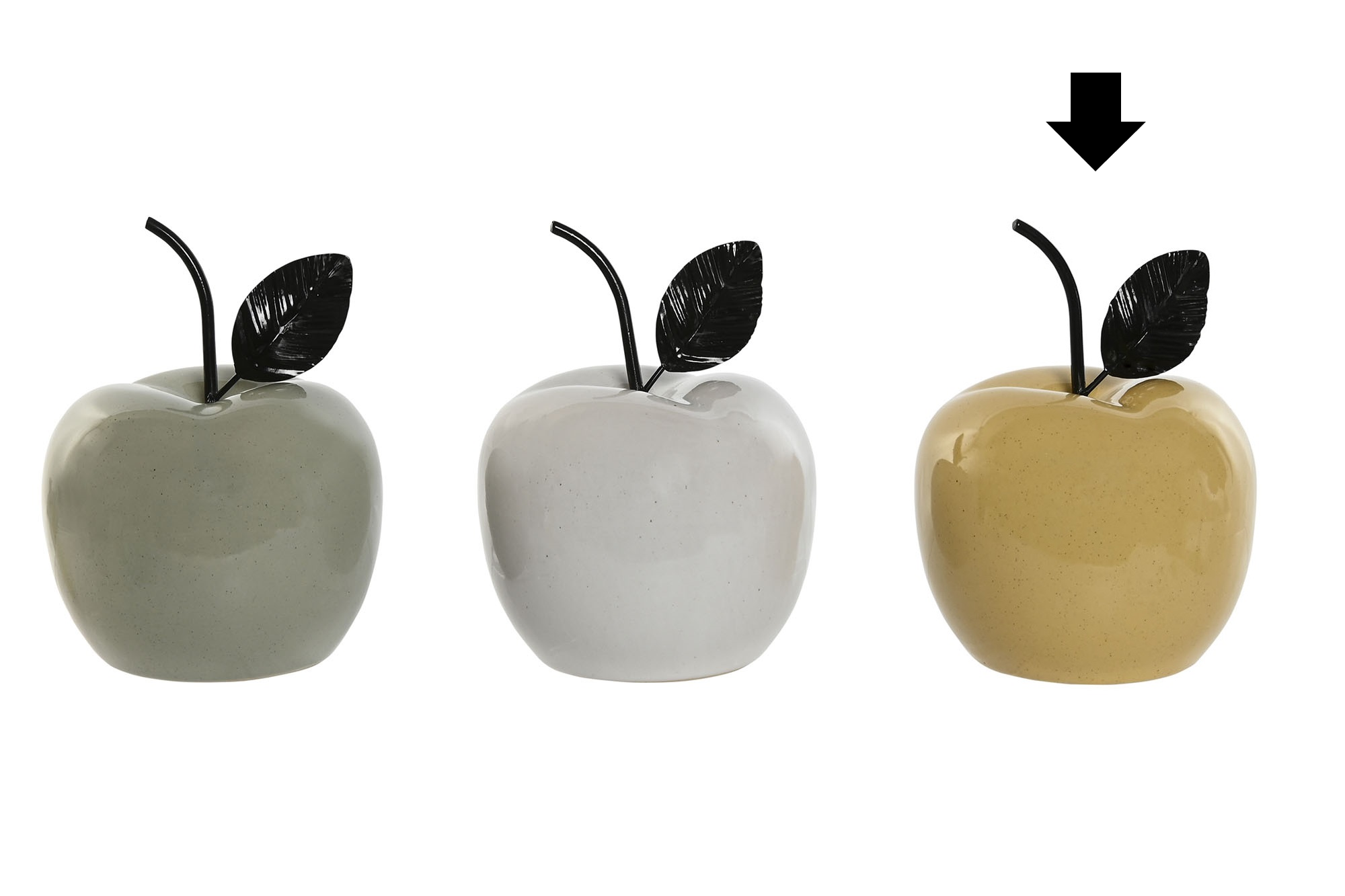 MANZANA MOSTAZA 12X12X15,5CM