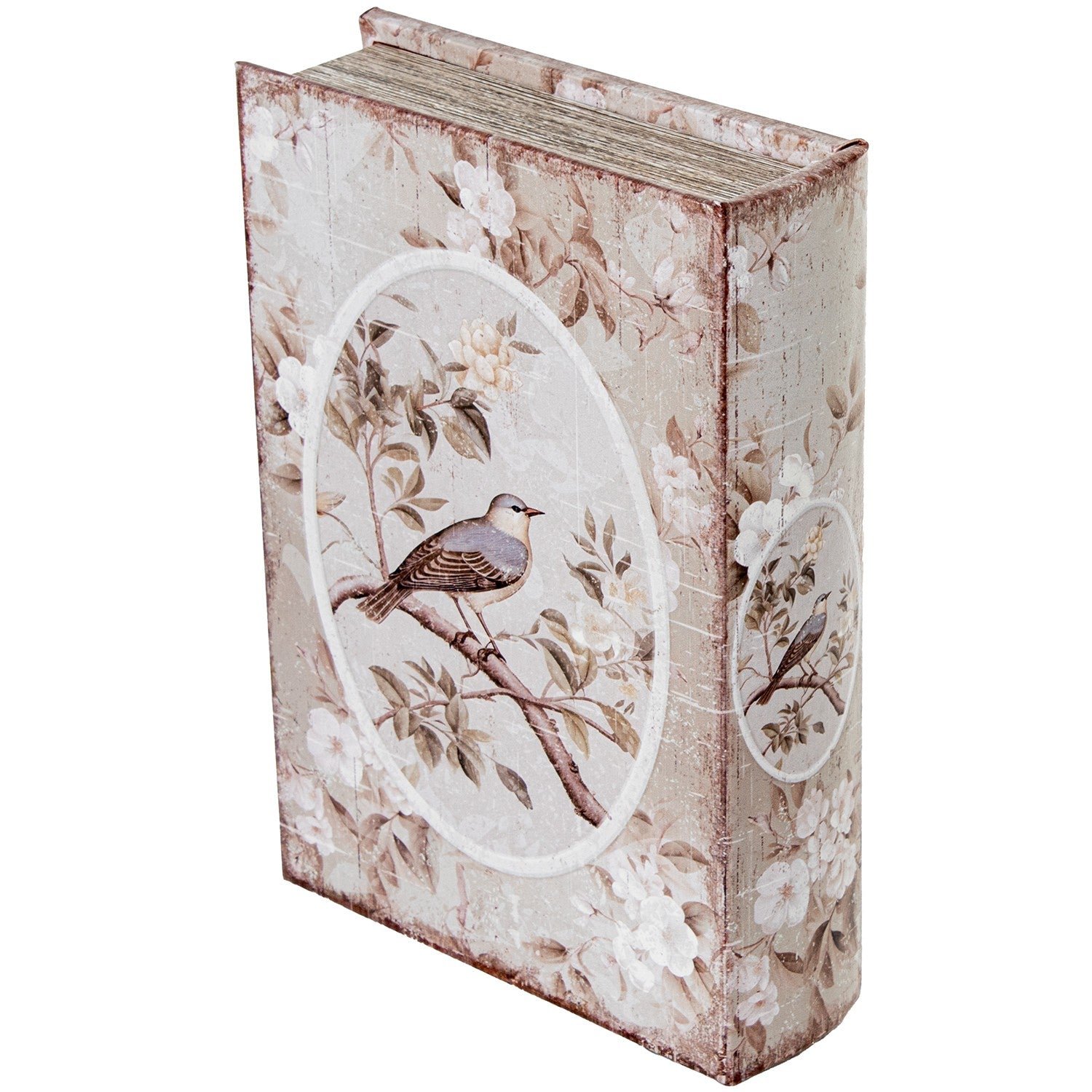 CAJA/LIBRO PÁJARO 24X16X5Cm