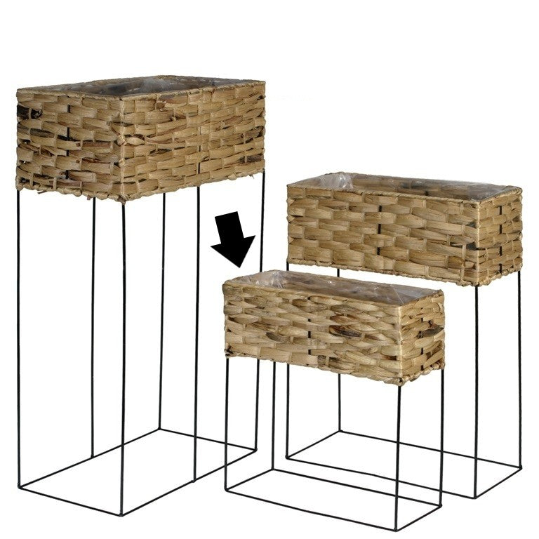 FLOREIRA PALHINHA 34X16X39 CM