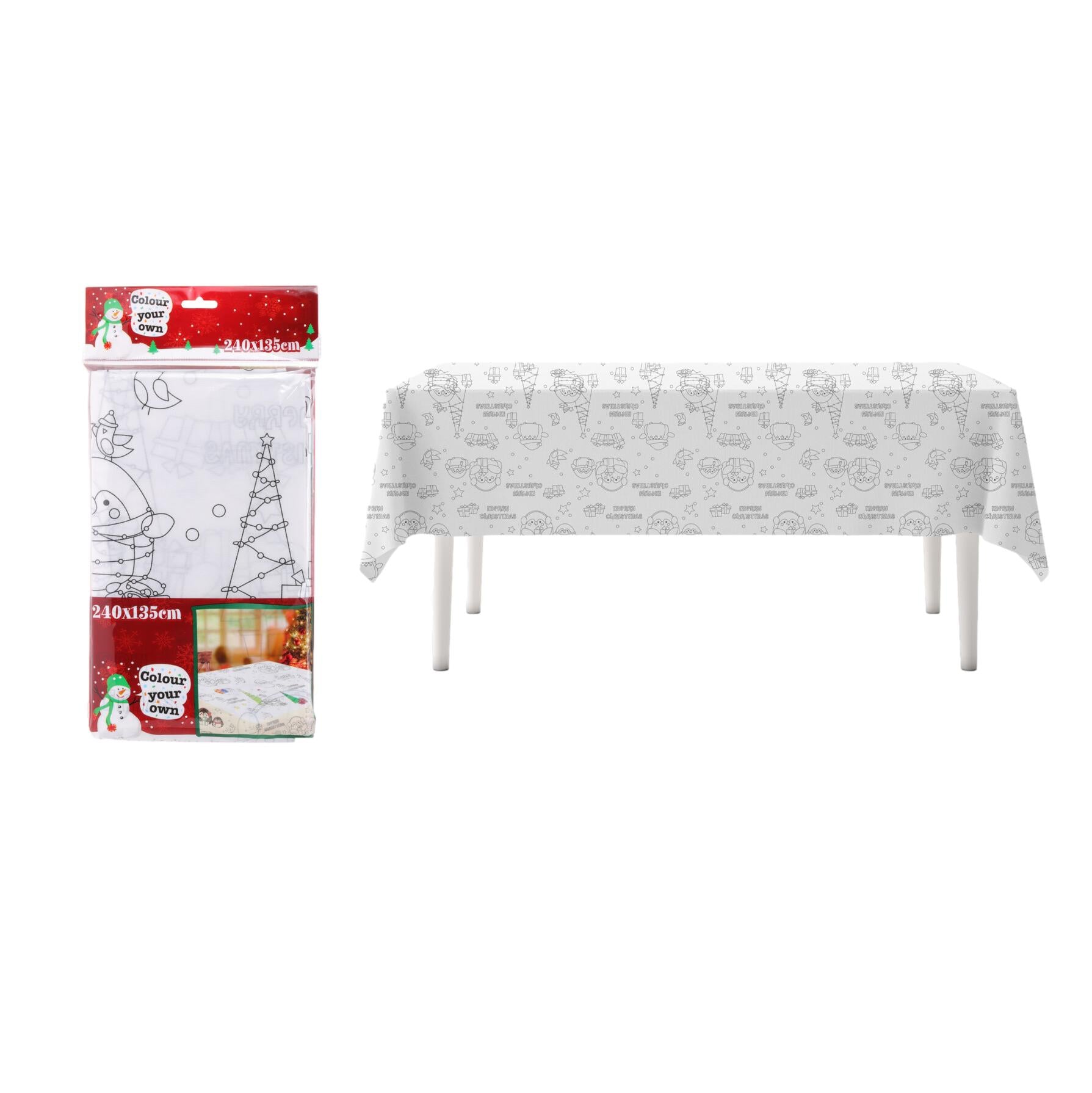 TOALHA DE PINTAR DE NATAL 240x135CM