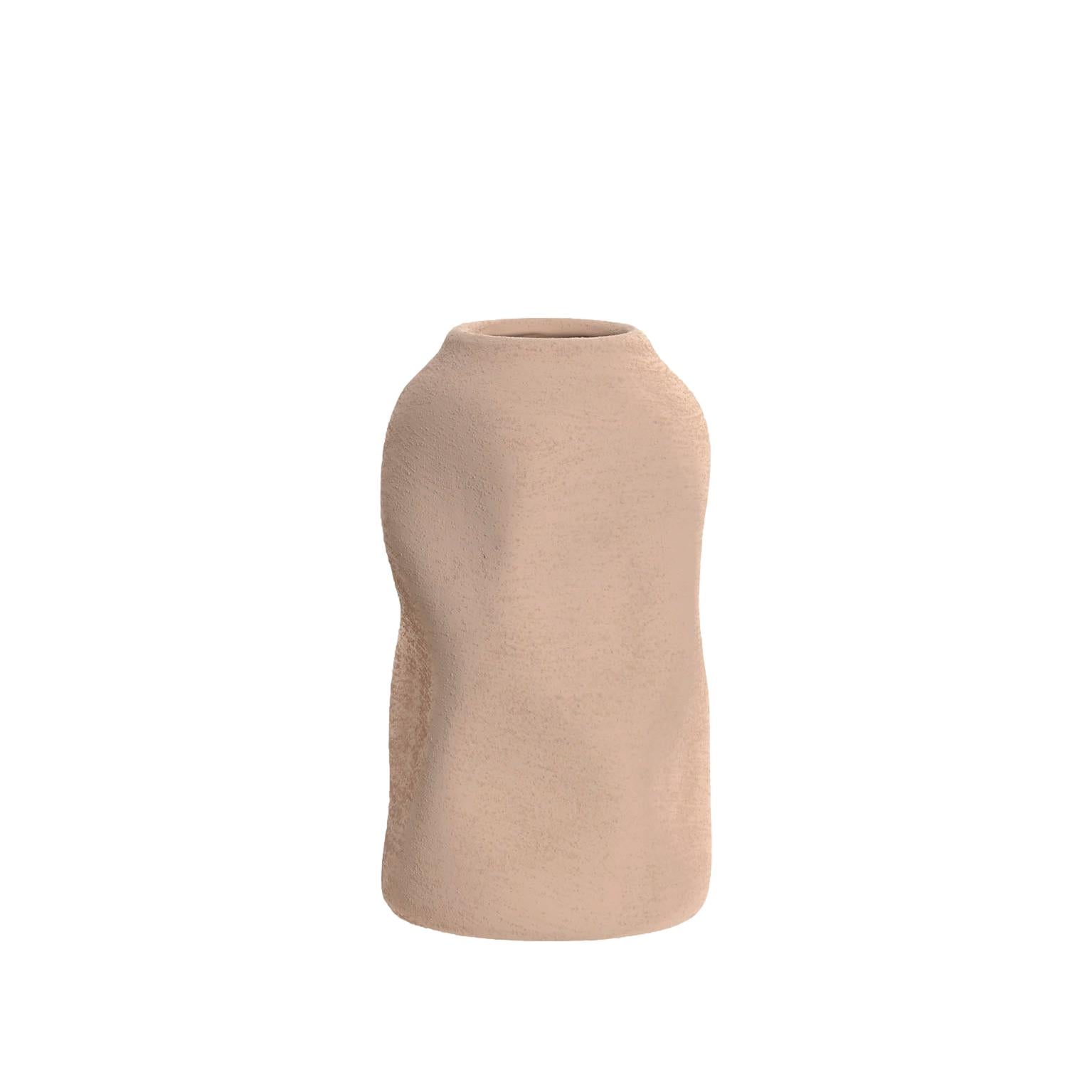 JARRÓN BEIGE 9,5X17Cm